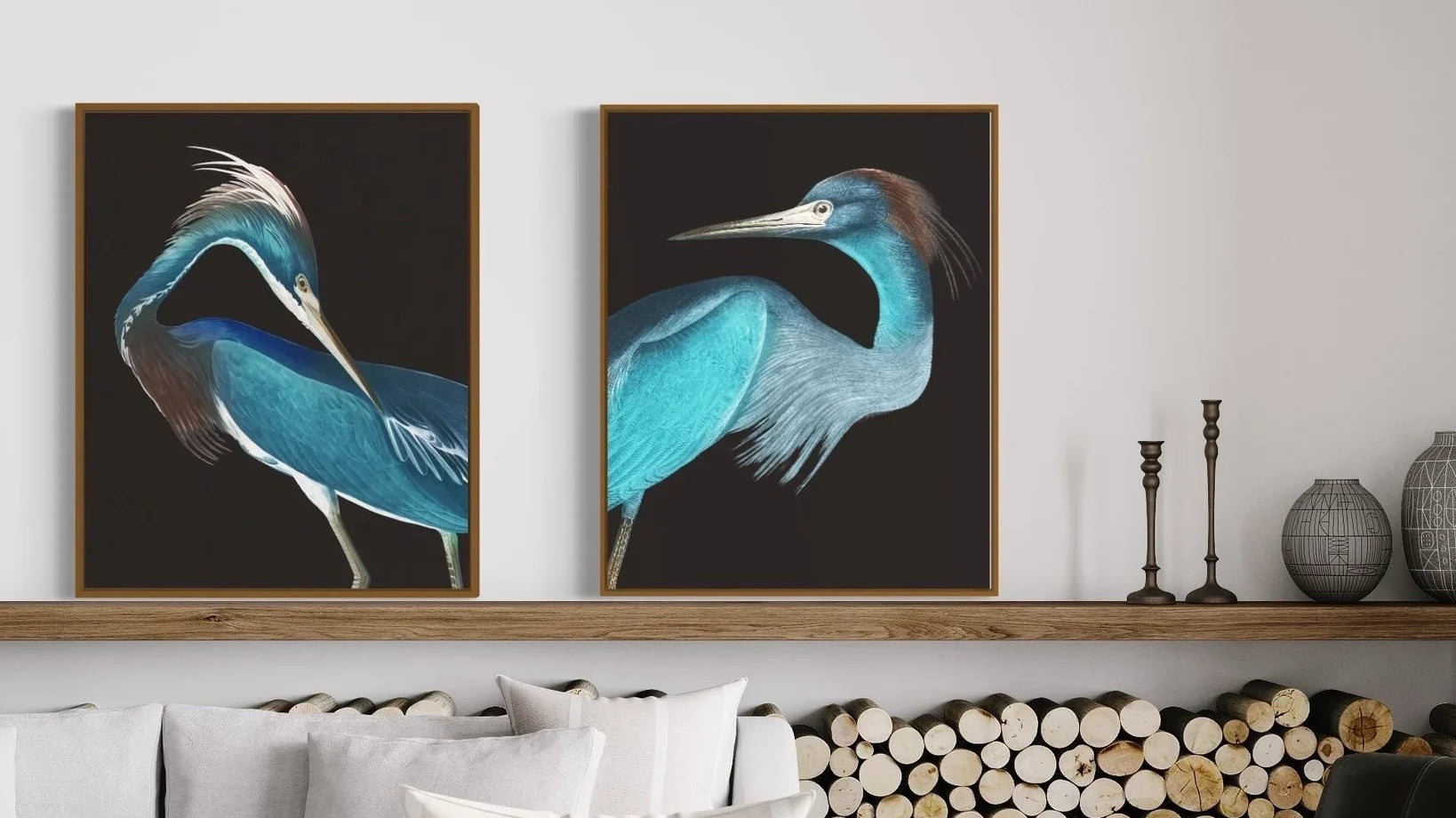 Embrace Autumn's Cozy Charm with Framed Artwork for Your Country House