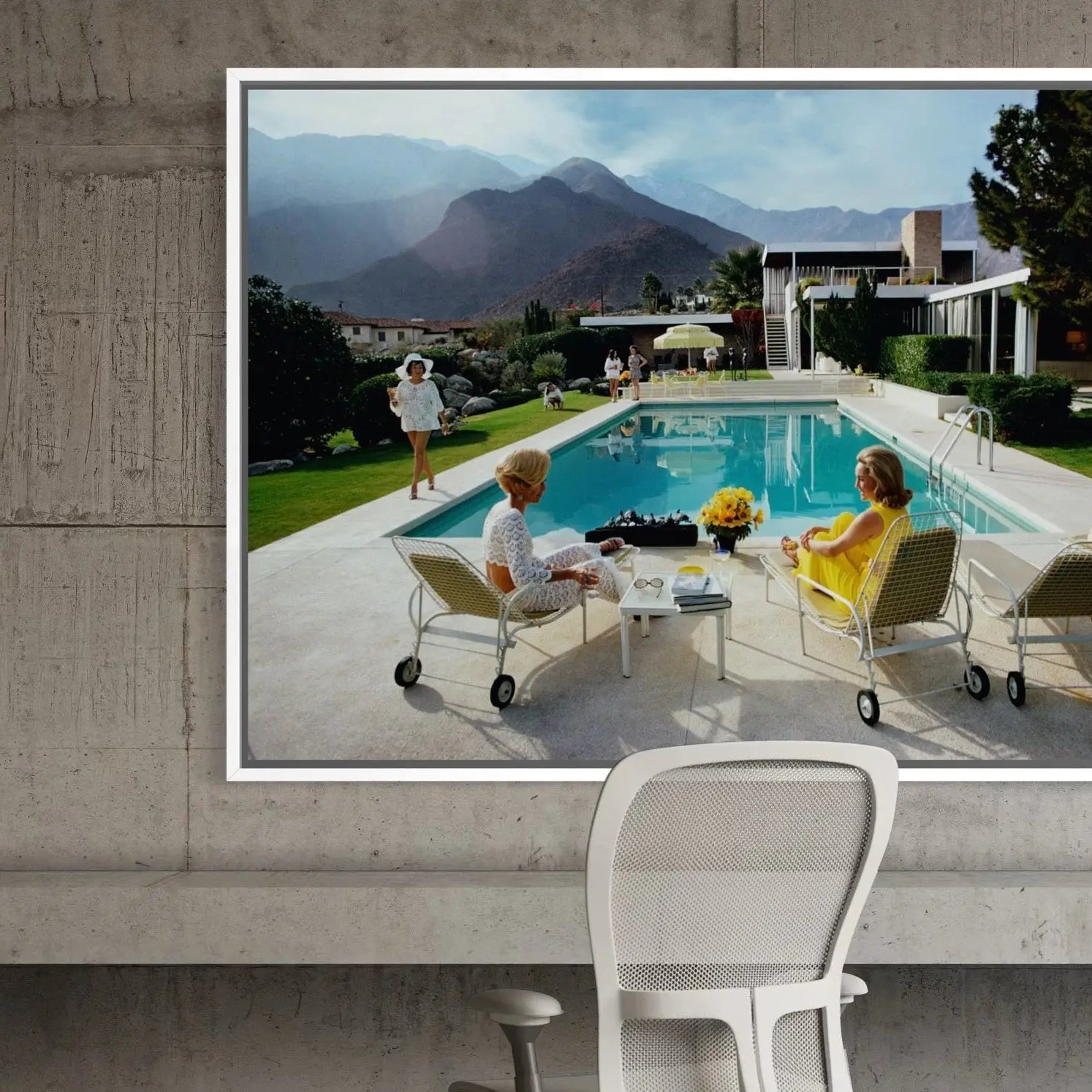 an amphibious car by Slim Aarons framed prints by The Picturalist