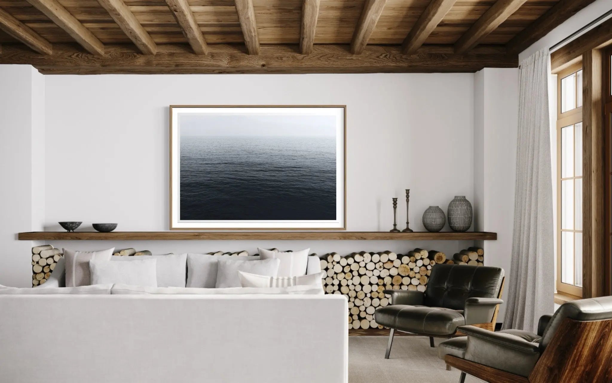 Balearic Grey by Enric Gener showcased in a designer room setting