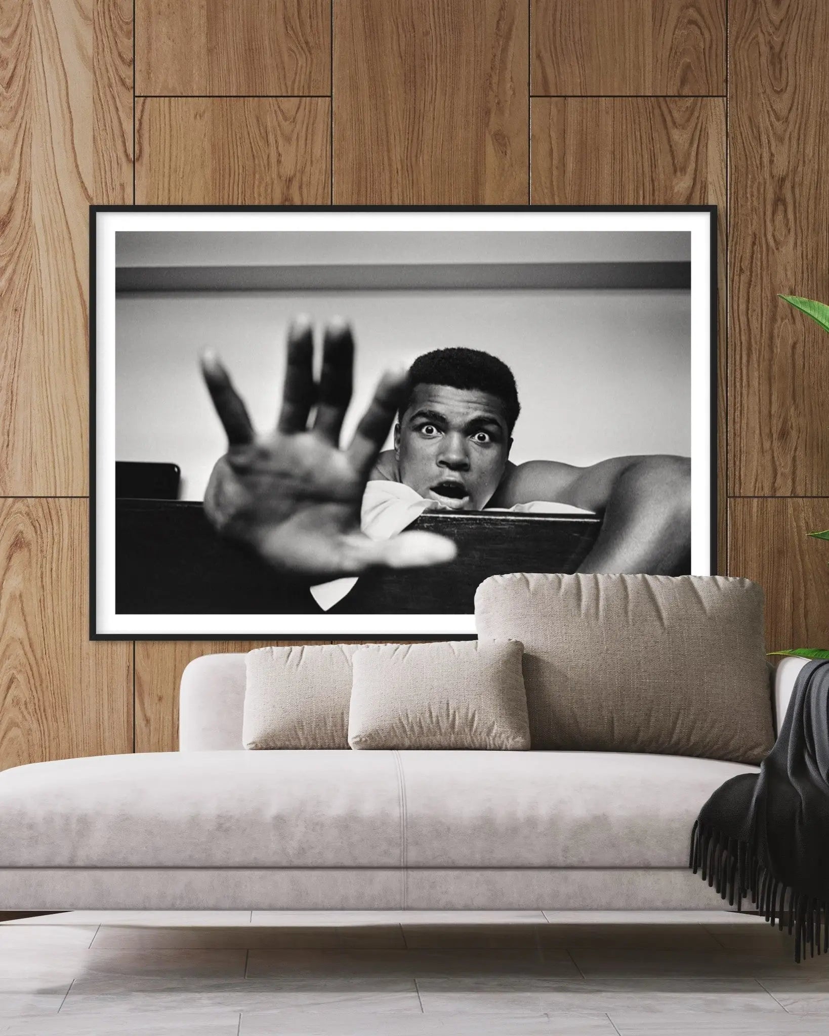 Give Me Five by Len Trievnor featured in an elegant interior space