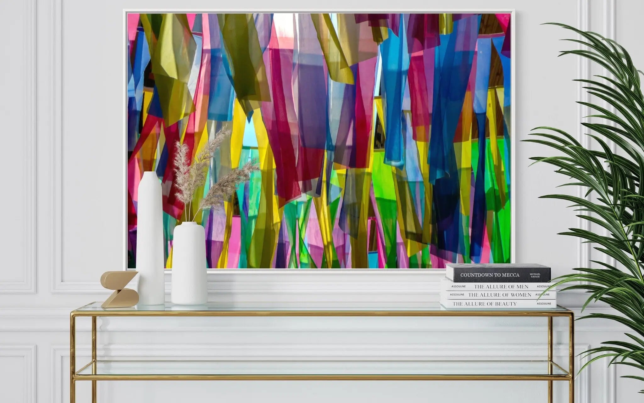 Wanna Hear What It's All About by J. Tirado presented in a curated interior design
