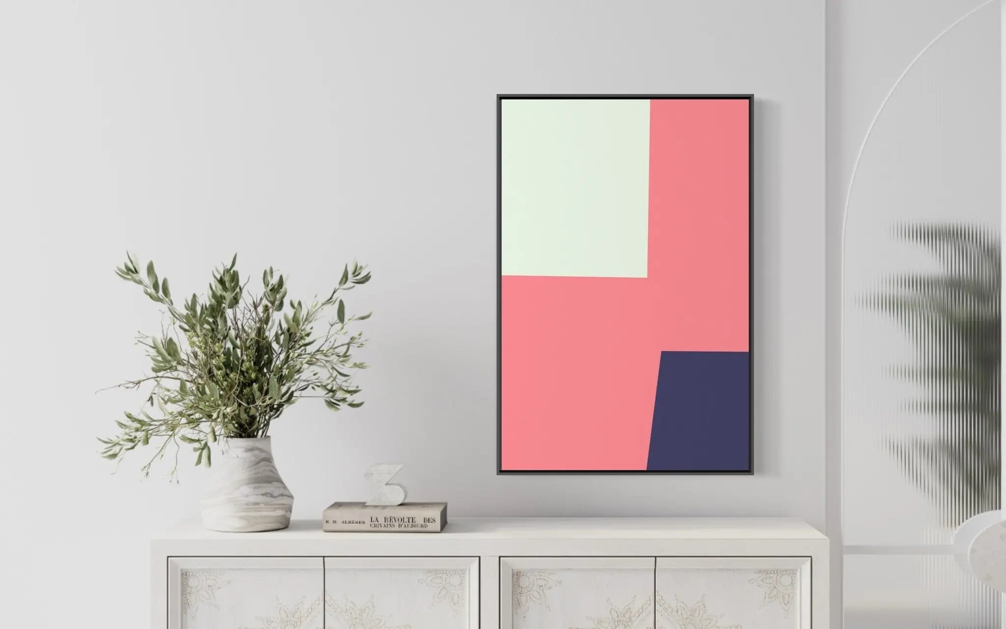Untitled 3051 by Pedro Nuka styled in a contemporary interior setting