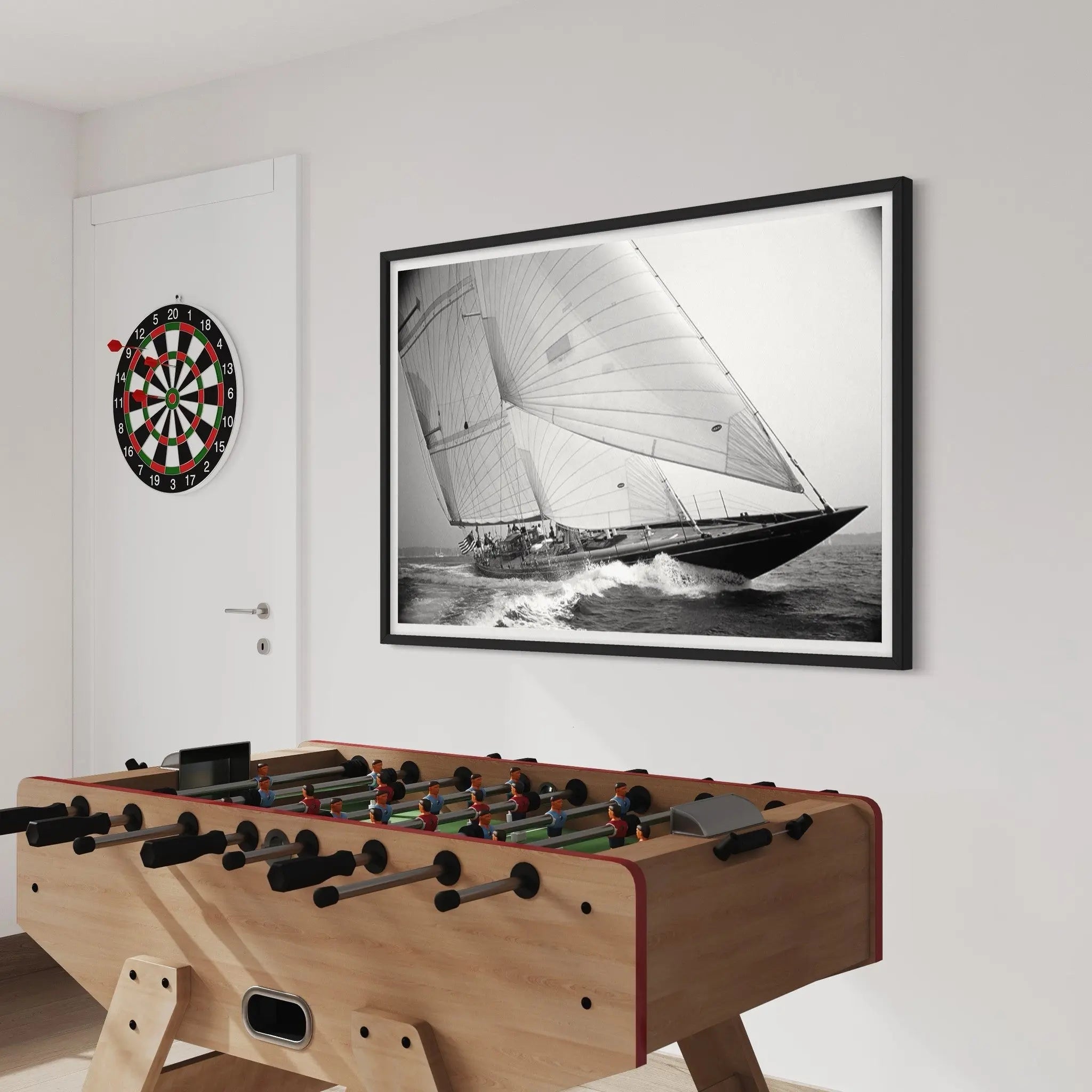 Shamrock J Class by Kevin Dailey showcased in a designer room setting