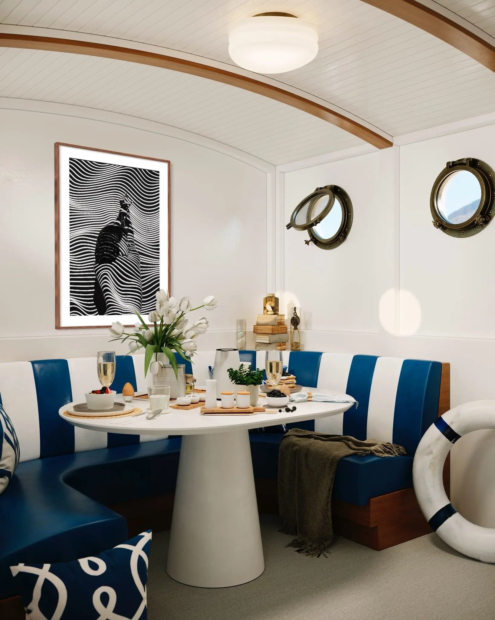 Psychotropic by I. Pereira showcased in a designer room setting