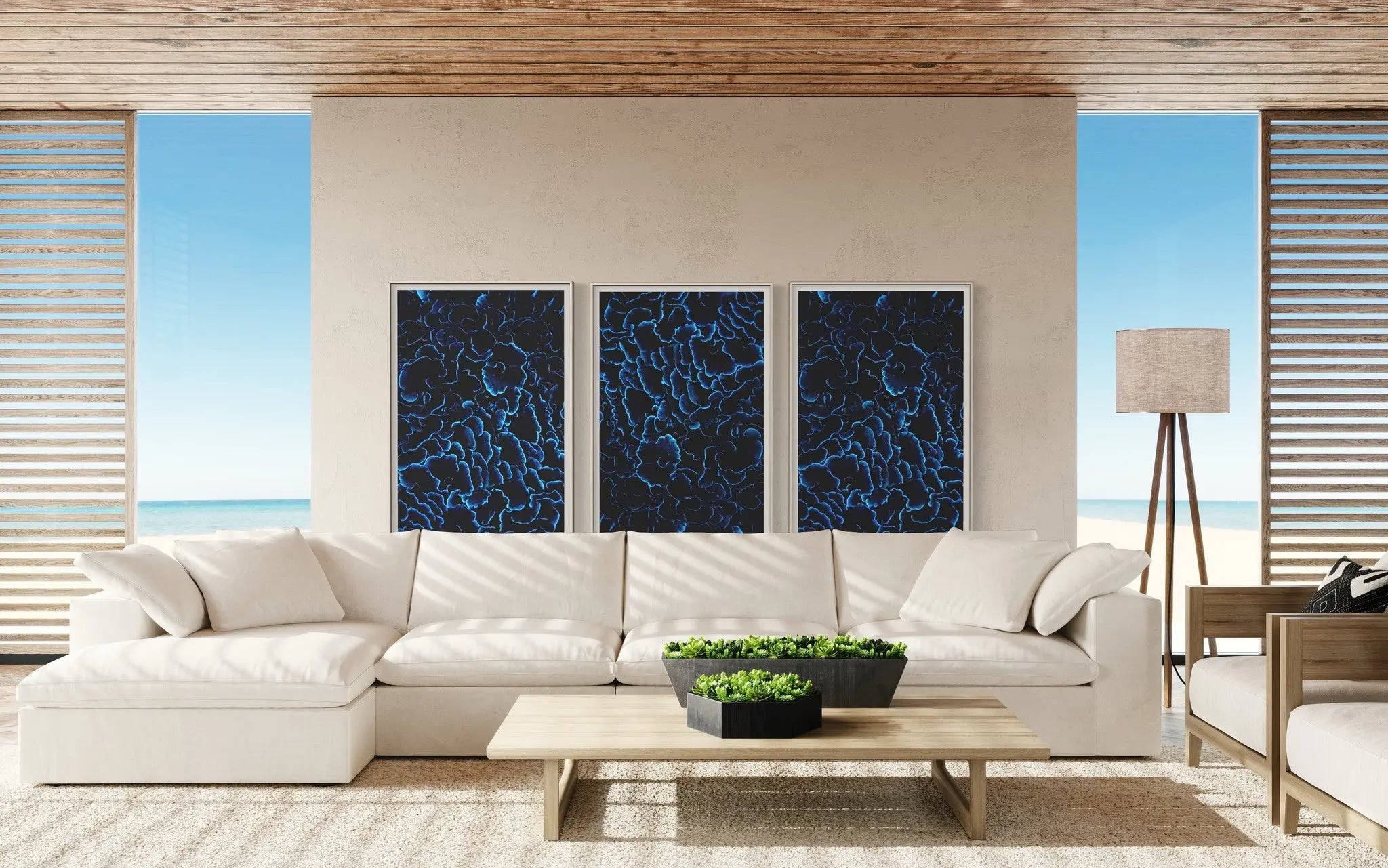 Sea Coral by Enric Gener shown in a minimalist home decor setting