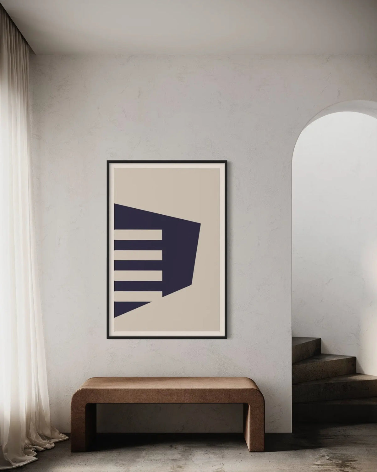 Untitled 1850 by Pedro Nuka featured in an elegant interior space