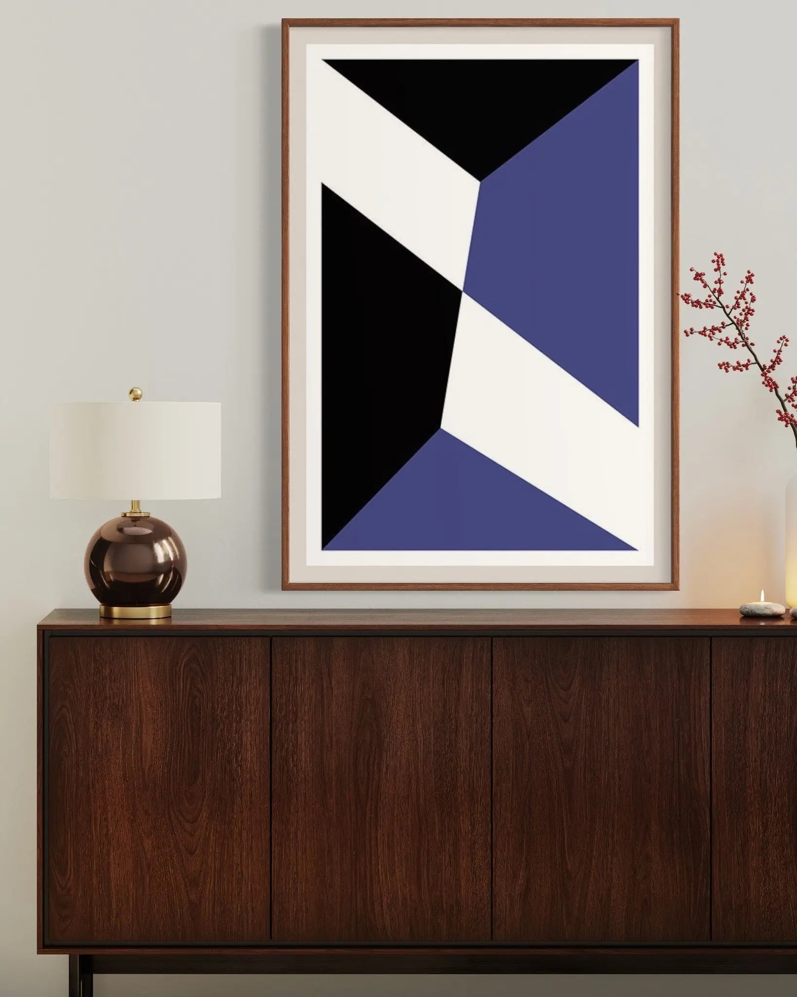 Untitled 3450 by Pedro Nuka styled in a contemporary interior setting
