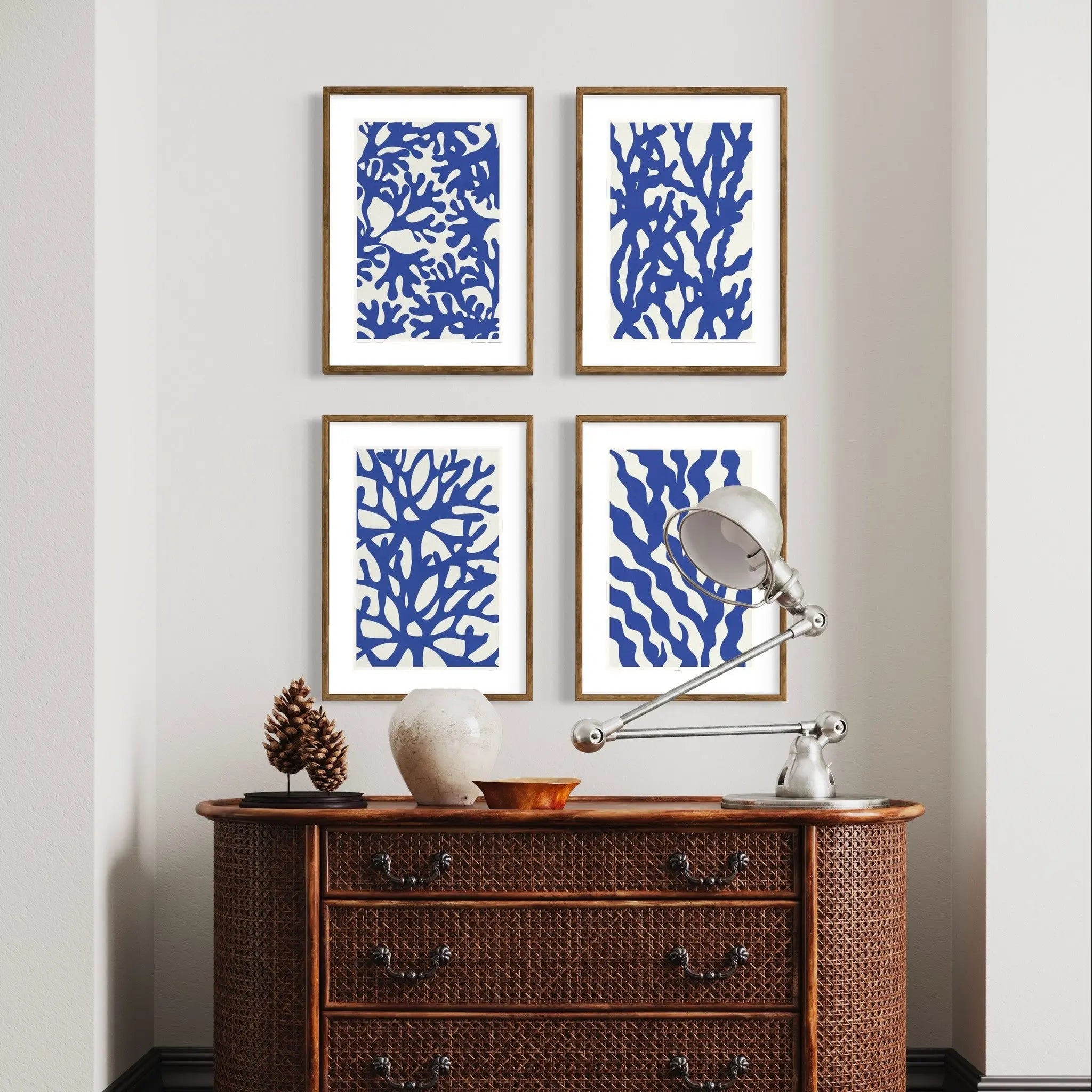Sea Flora 3 by Alejandro Franseschini showcased in a designer room setting