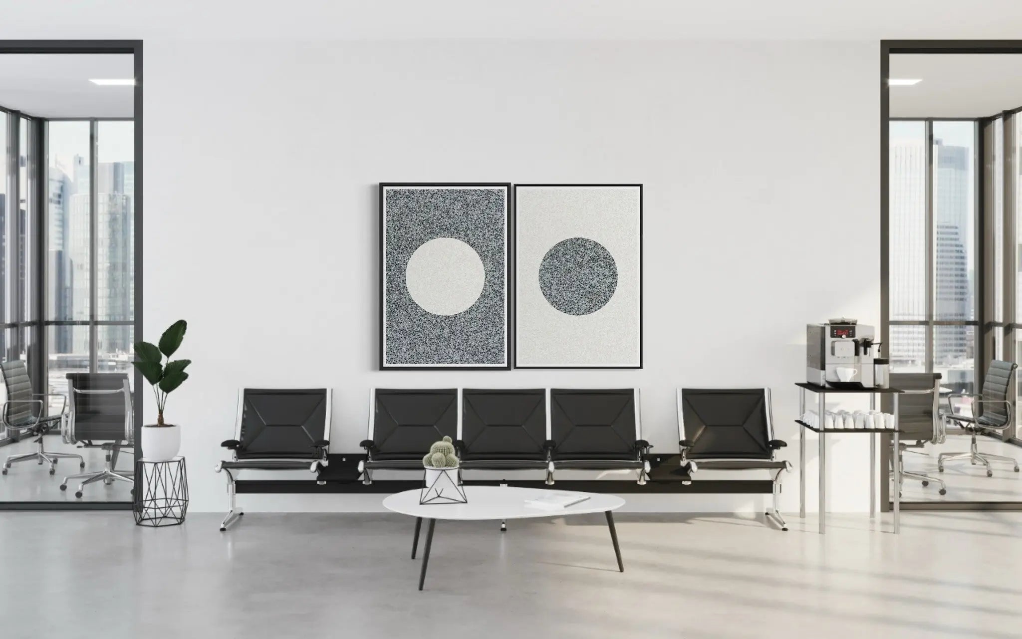 Seminato 1 by Alejandro Franseschini showcased in a designer room setting