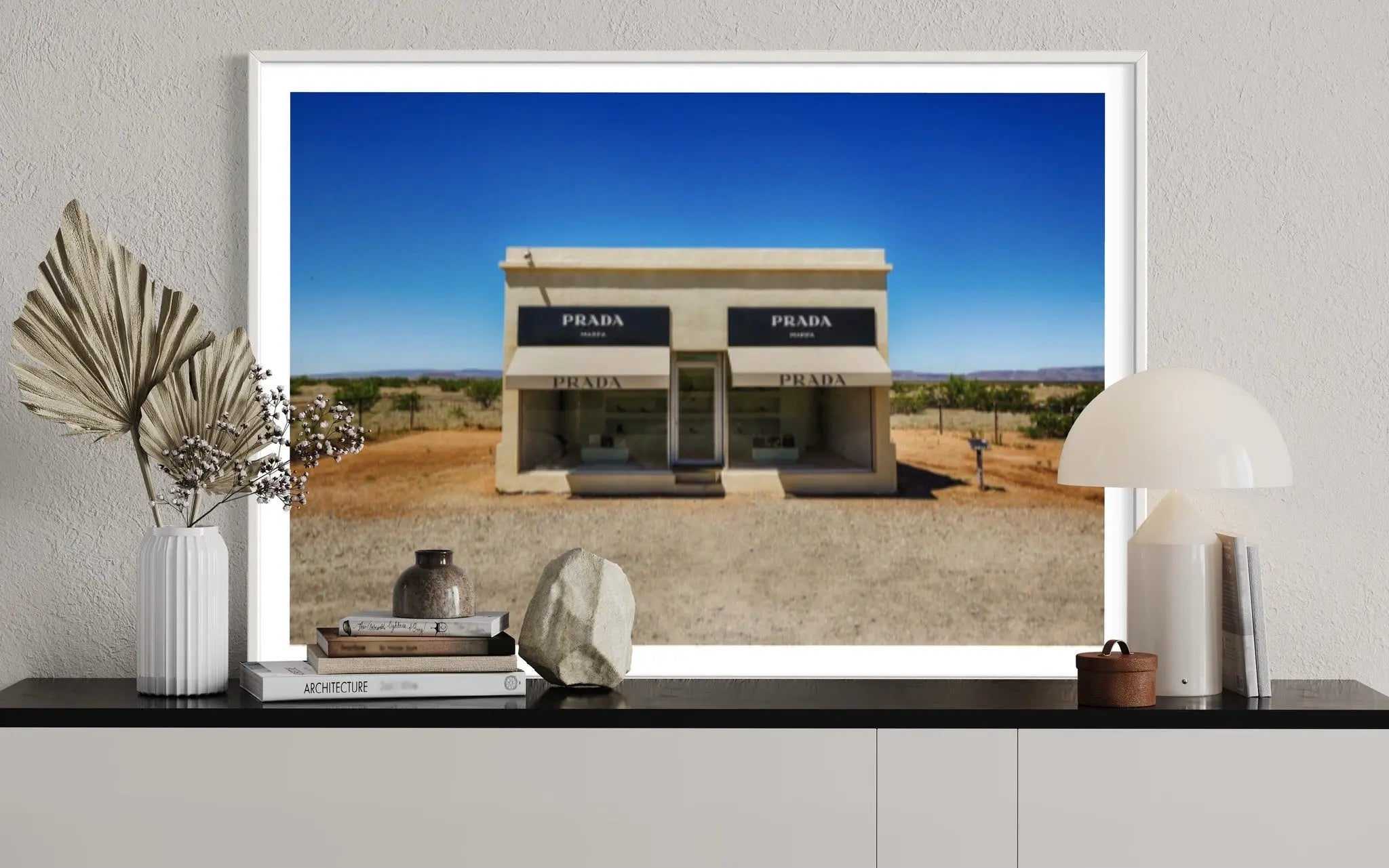 Prada Marfa In Valentine by M. Haupt showcased in a designer room setting