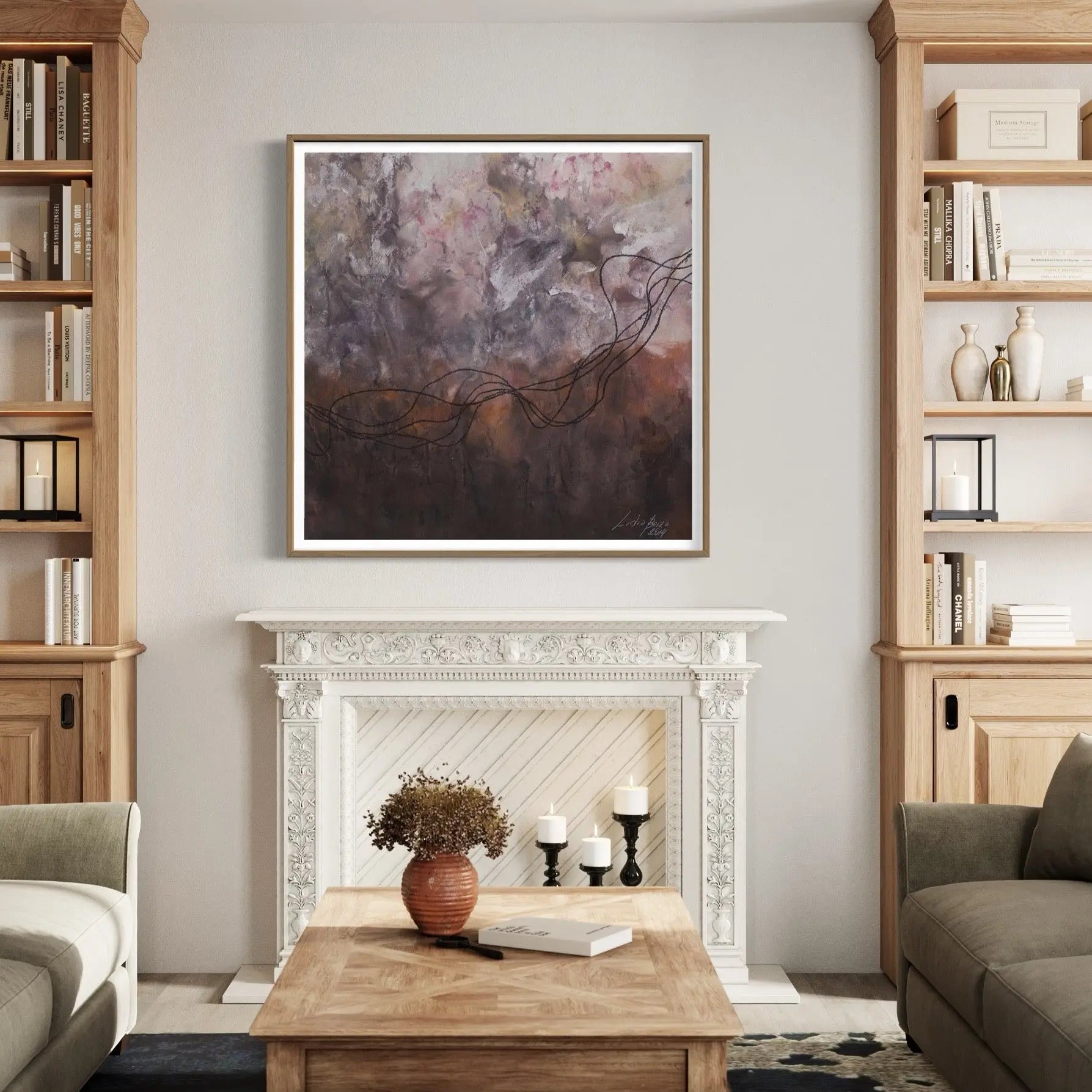 Cuerdas Siena by Lidia Beiza styled in a contemporary interior setting