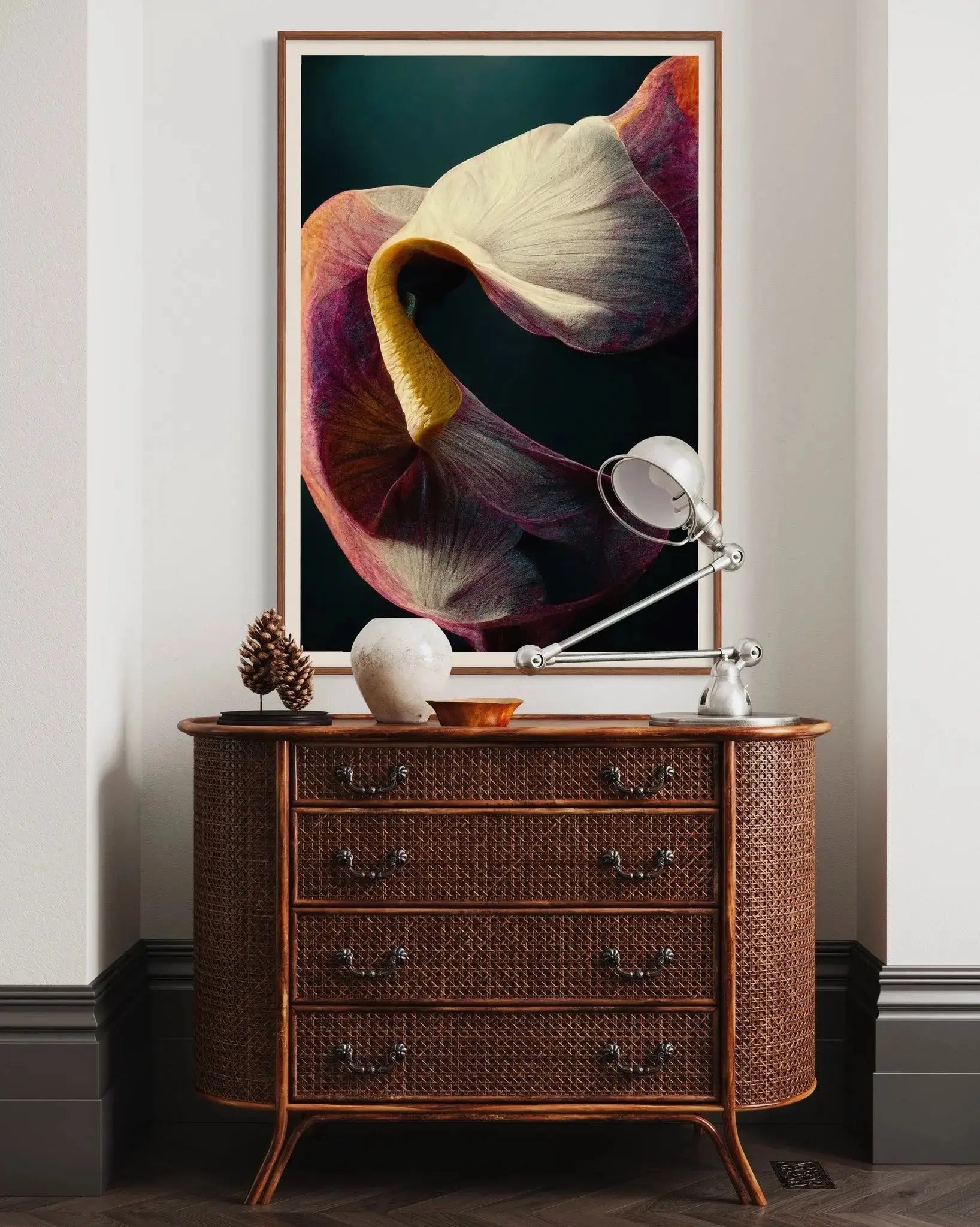 Petals by H. Grau presented in a curated interior design