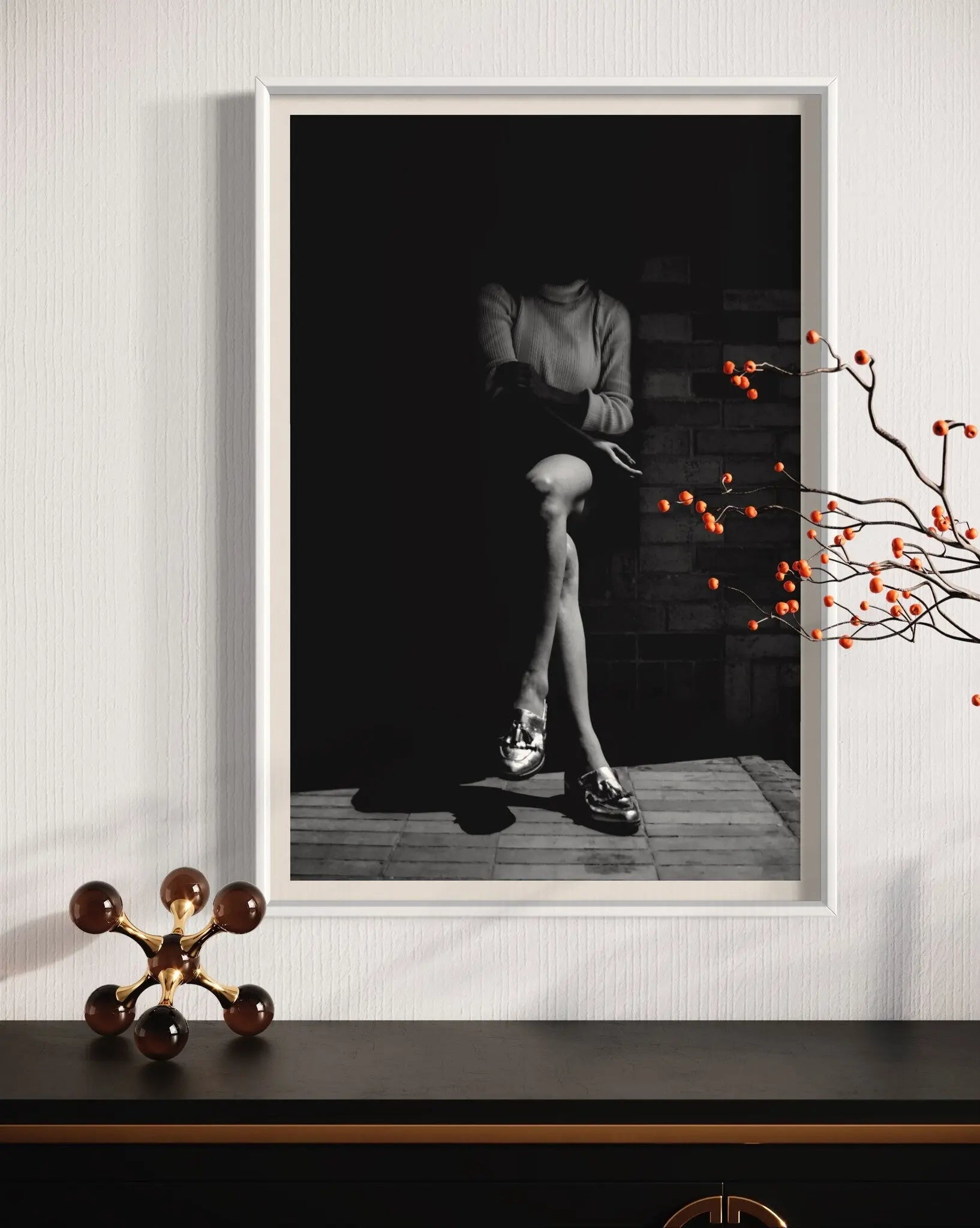 Monochrome Elegance by B. Bjorn presented in a curated interior design