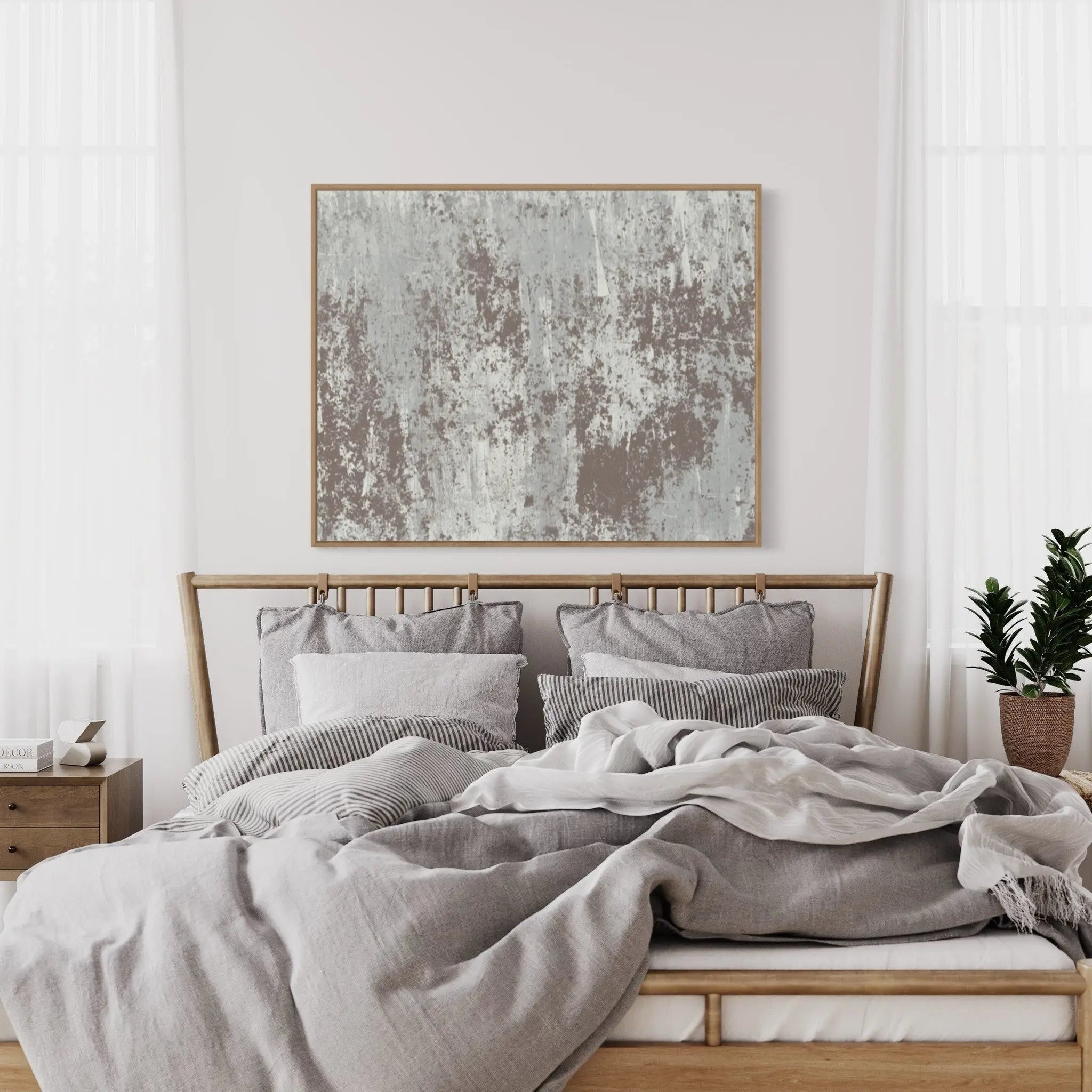 The Selknam Ascention 3 by Evelyn Ogly presented in a curated interior design