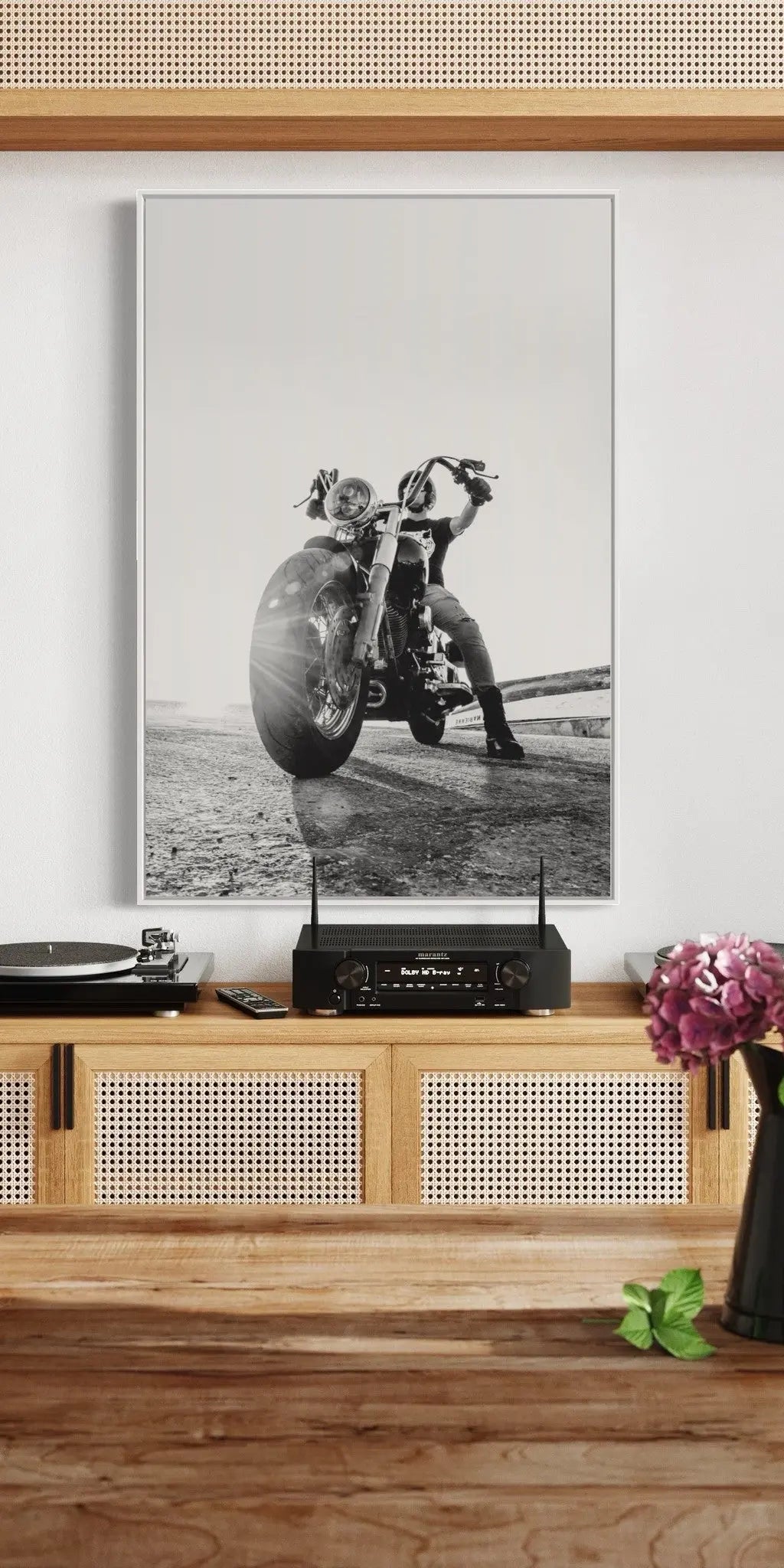 Morning Ride by Alejandro Franseschini presented in a curated interior design
