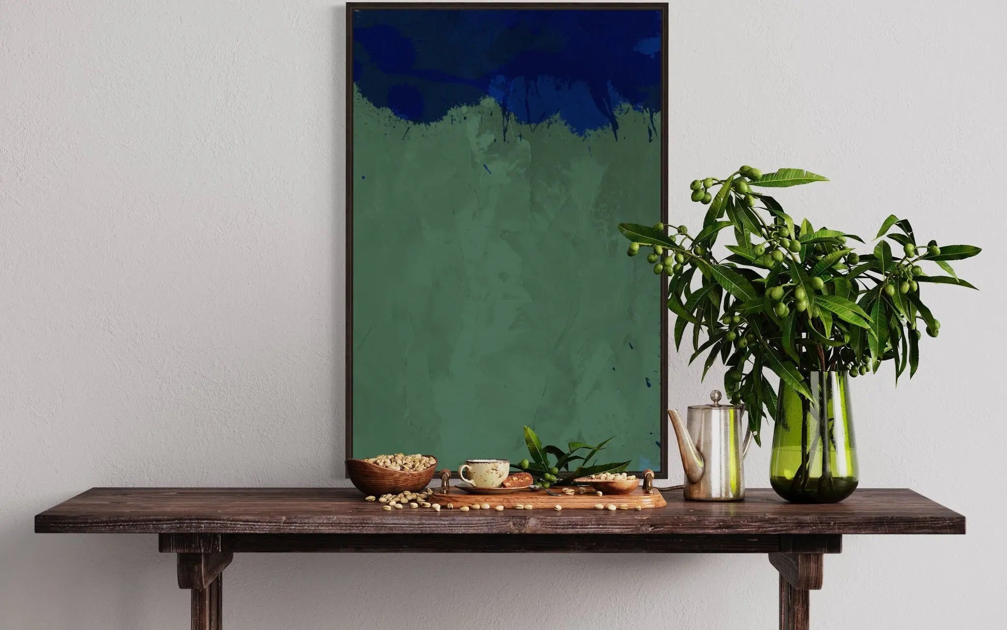 Green Series 3 by Alejandro Franseschini styled in a contemporary interior setting
