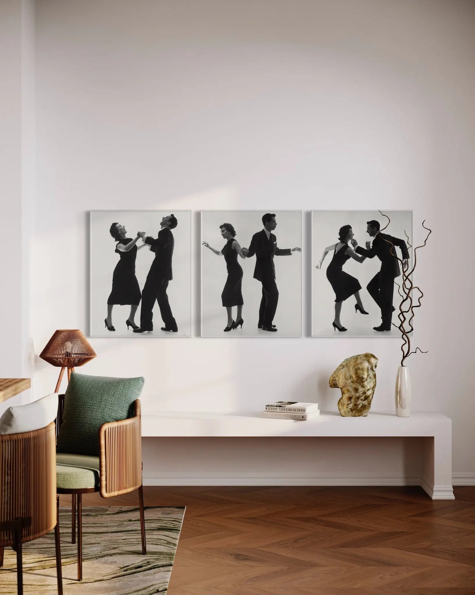 Cha Cha Cha 1957 by Thurston Hopkins showcased in a designer room setting