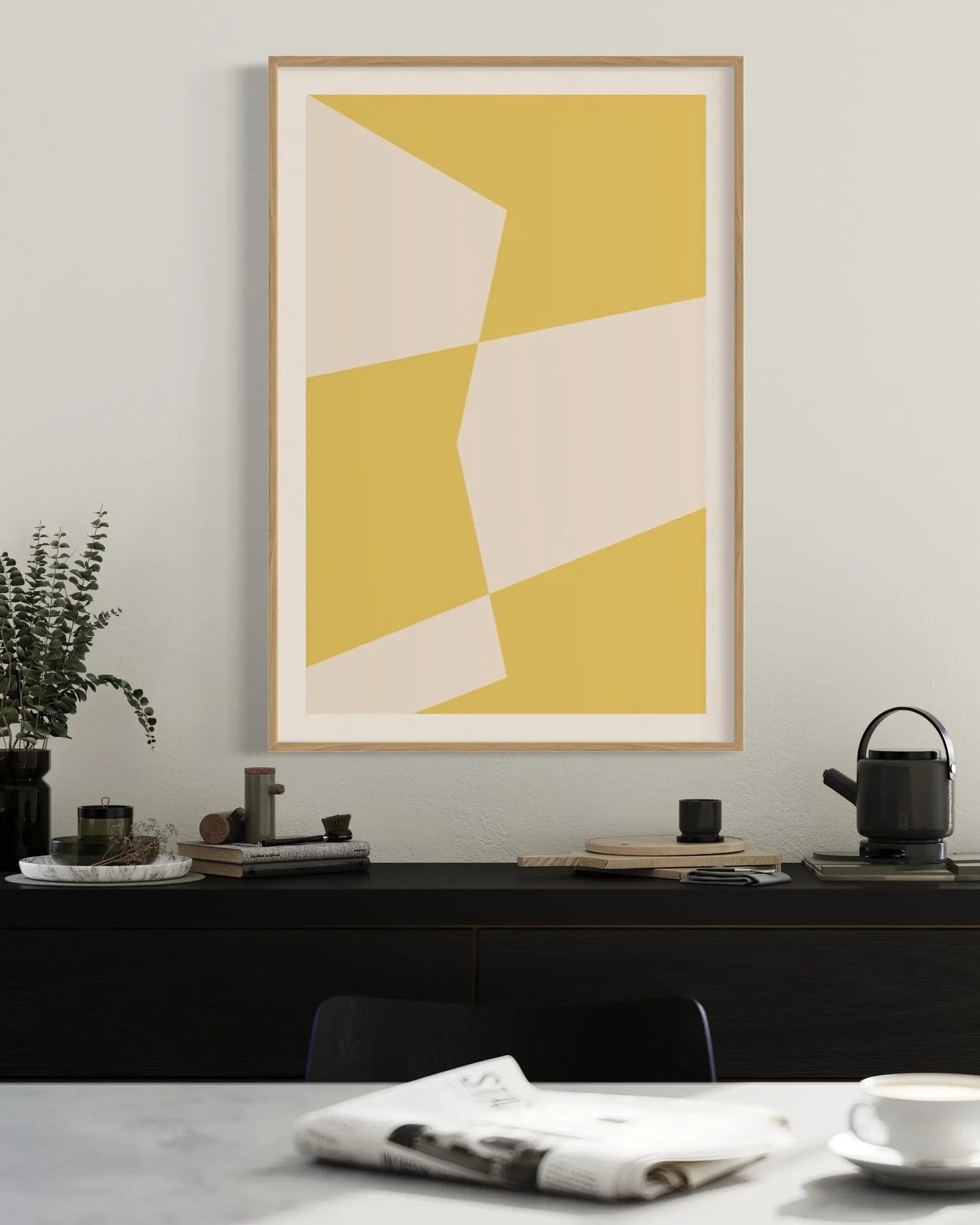 Untitled 650 by Pedro Nuka styled in a contemporary interior setting