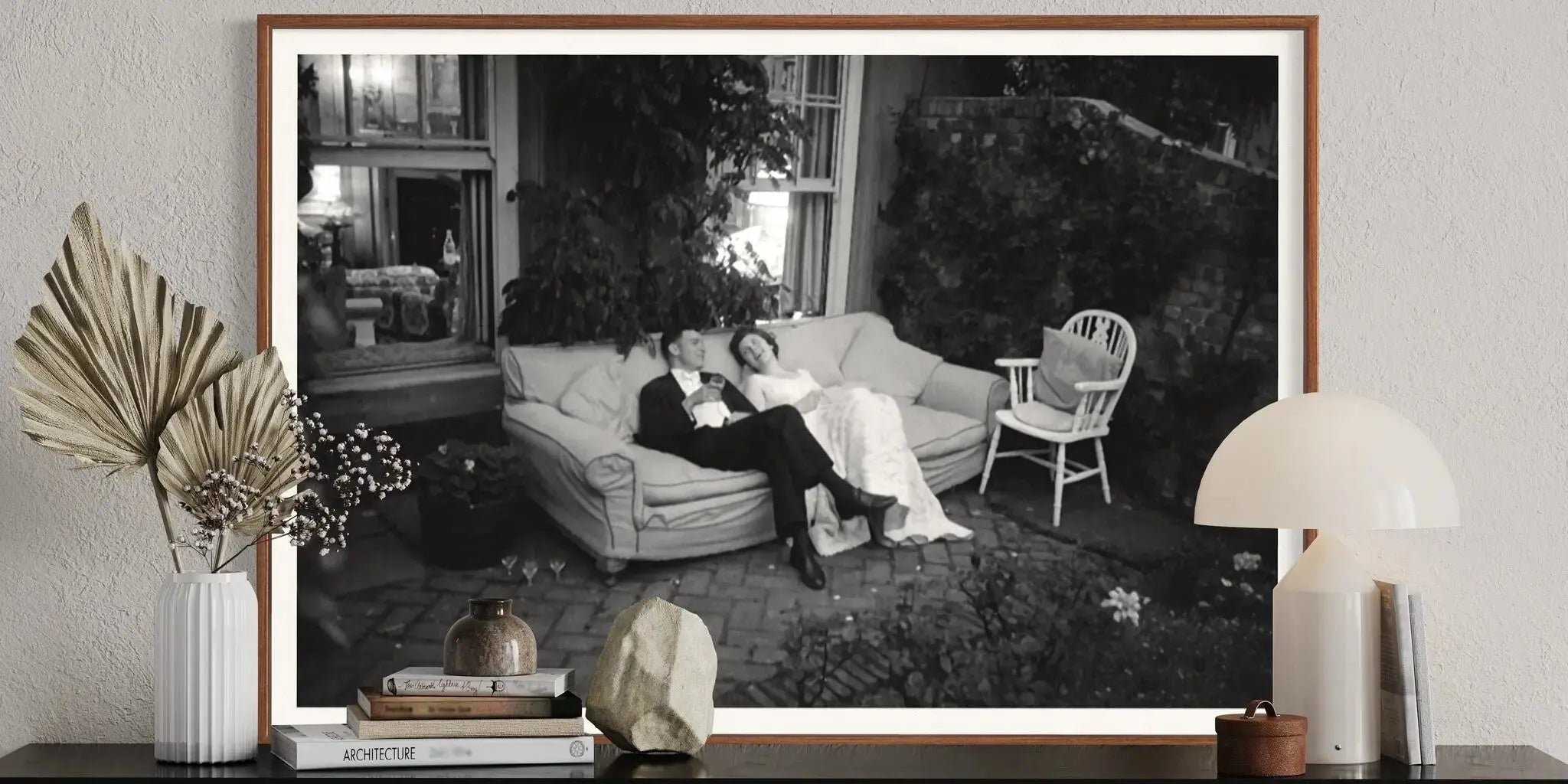 Couple at Party, 1955 Debutante Ball installed in a luxury residential interior