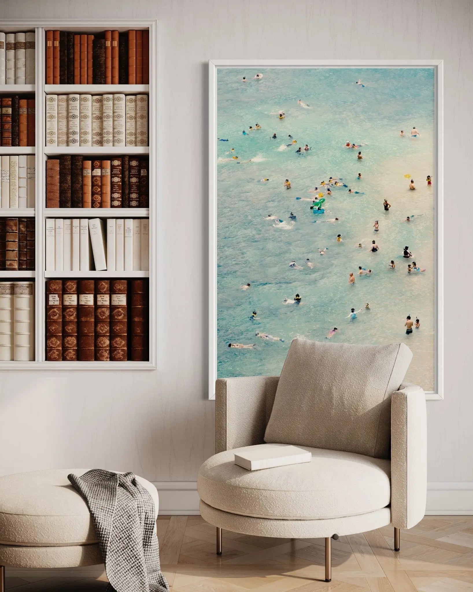Chia Beach in Sardinia by Francesco Alessandrini showcased in a designer room setting