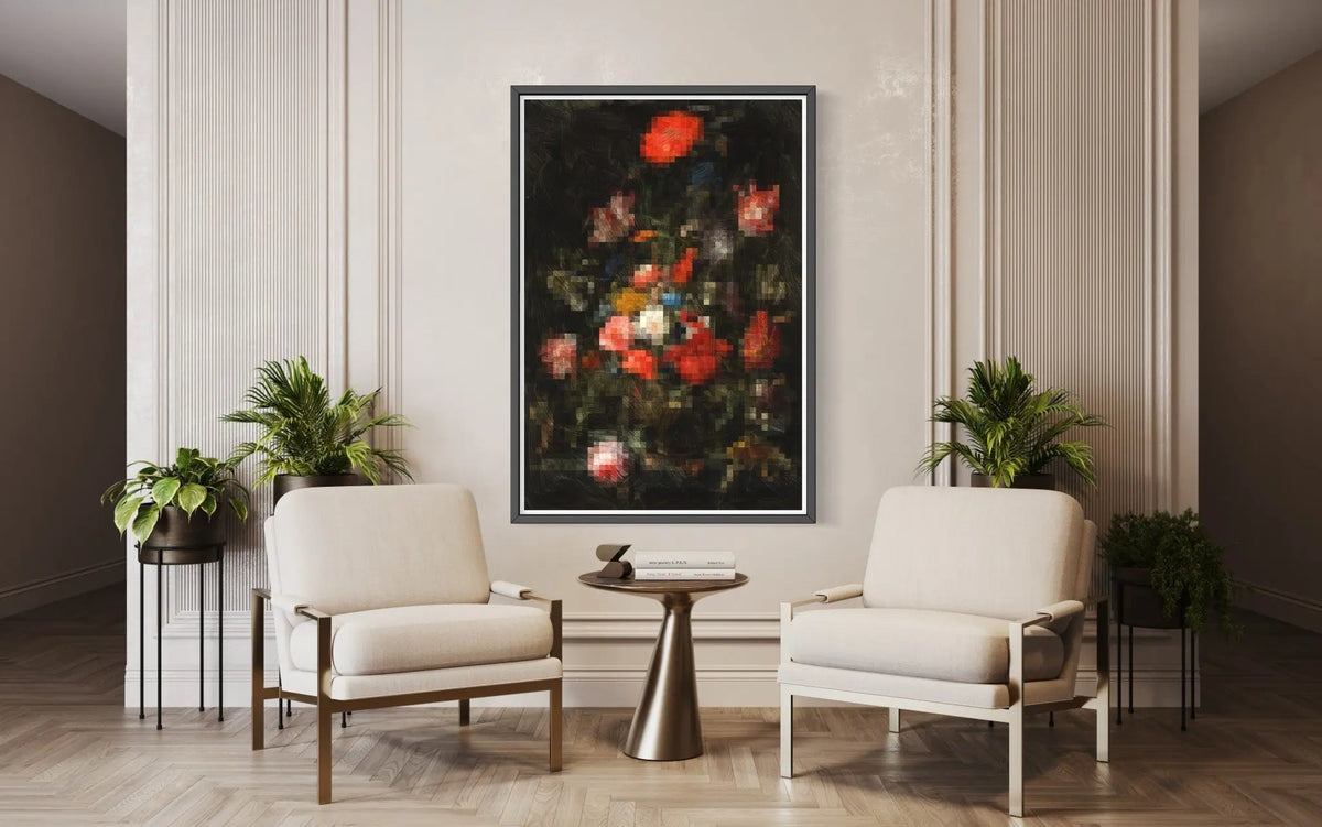Pixel Mignon 2 by Francesco Alessandrini displayed in a modern living room interior