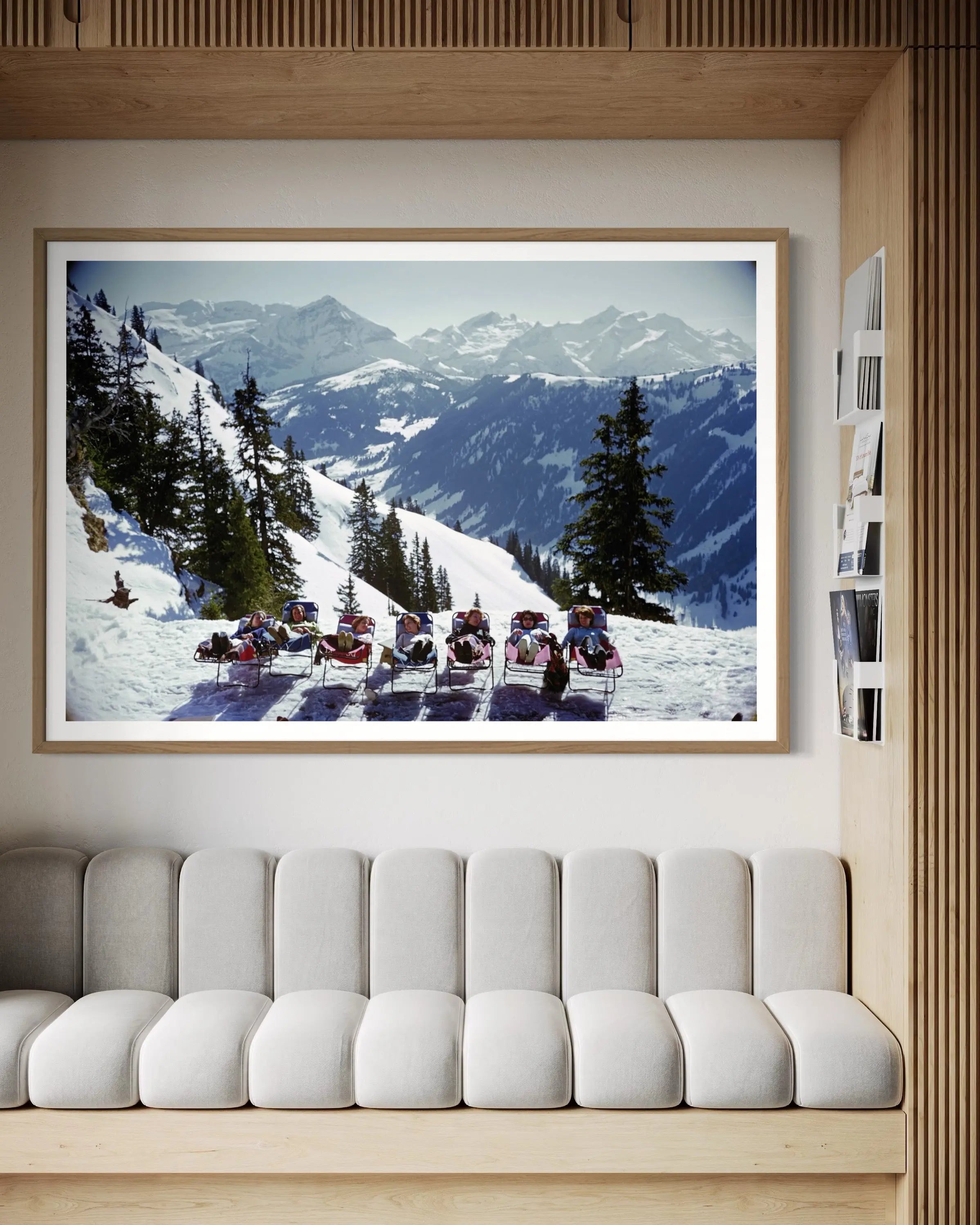 Getty Images certificate of authenticity for Lounging in Gstaad by Slim Aarons