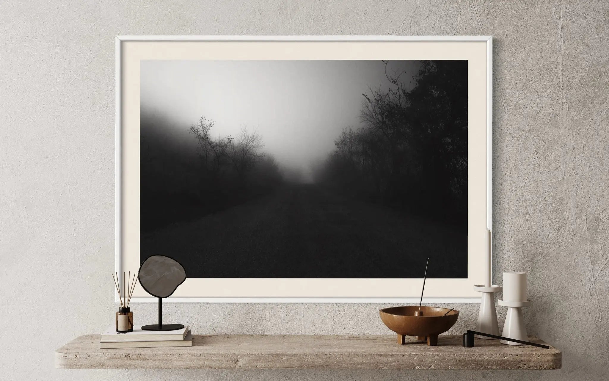 Tomorrow at Dawn by T. Dzingharoff styled in a contemporary interior setting