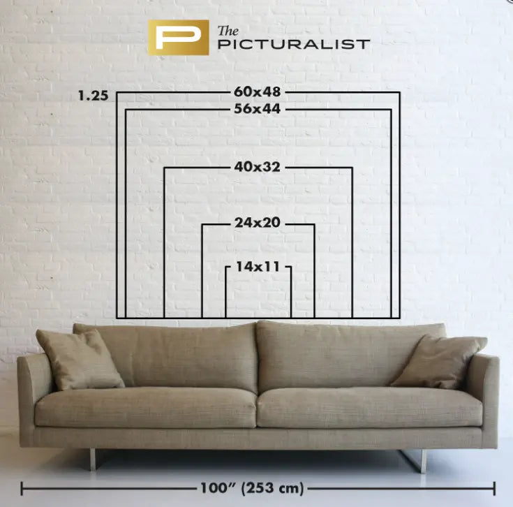 Available framing sizes ratio 1.25 horizontal for Grass Splendor, The Picturalist