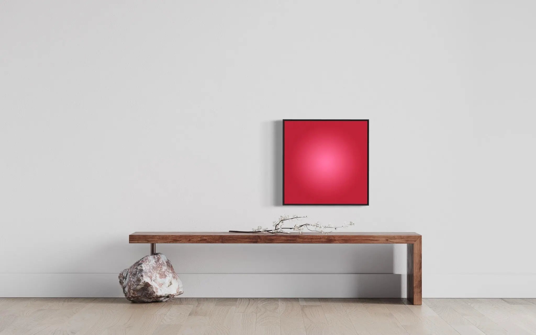 Vermillion Halo by Alejandro Franseschini styled in a contemporary interior setting