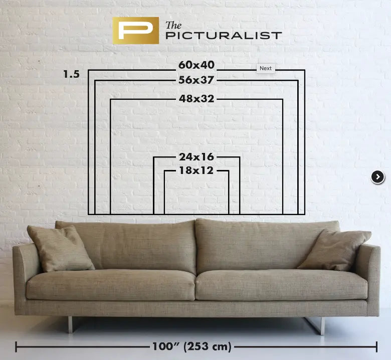 Available framing sizes ratio 1.50 horizontal for Twelve Hats of the Frontier, The Picturalist