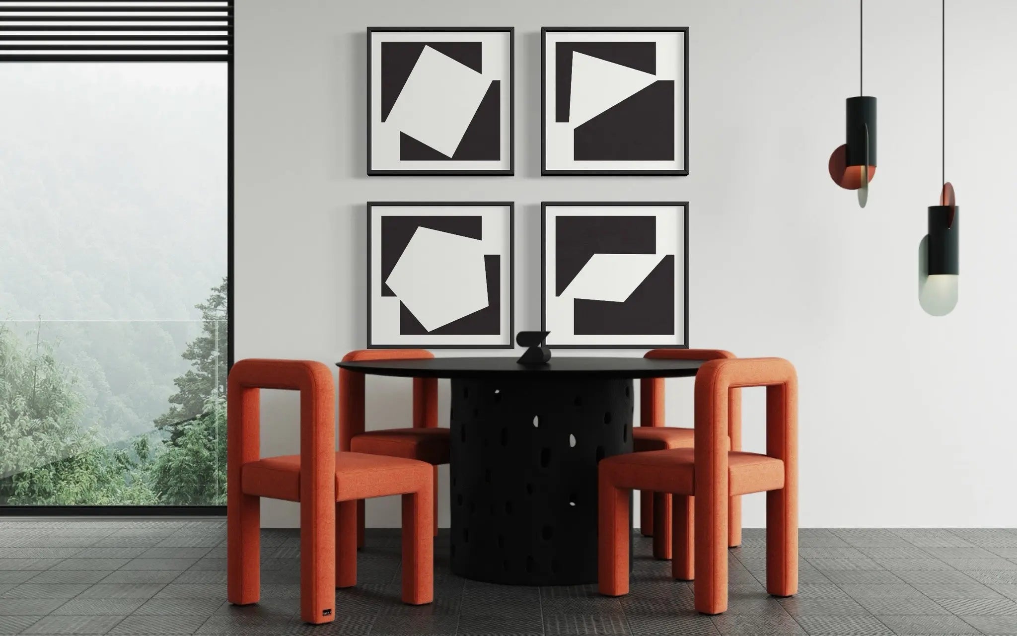 Moderna 2 by Alejandro Franseschini styled in a contemporary interior setting