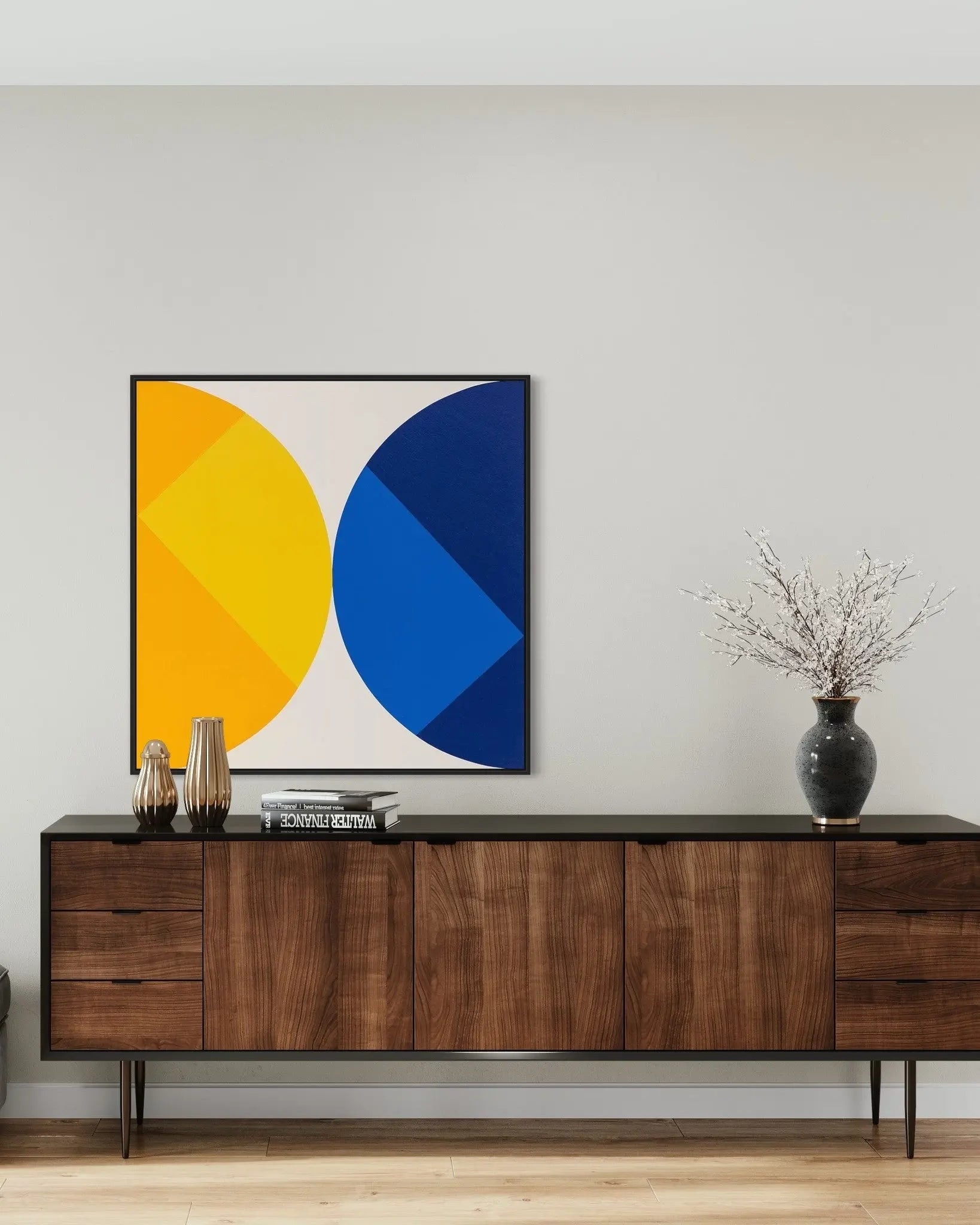 Broken Square 03 by Rodrigo Martin presented in a curated interior design