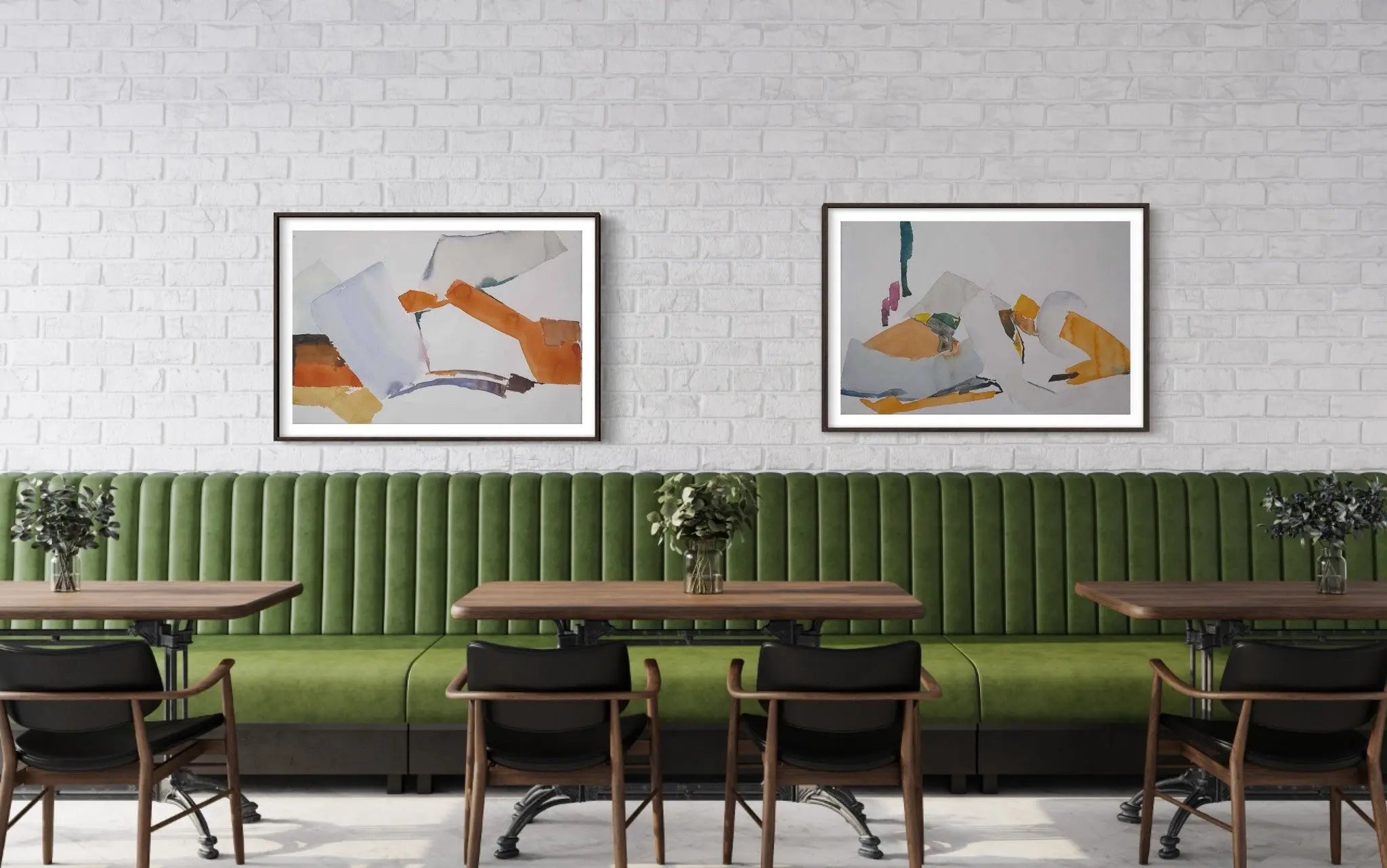 Subliminal II by Encarnacion Portal Rubio showcased in a designer room setting