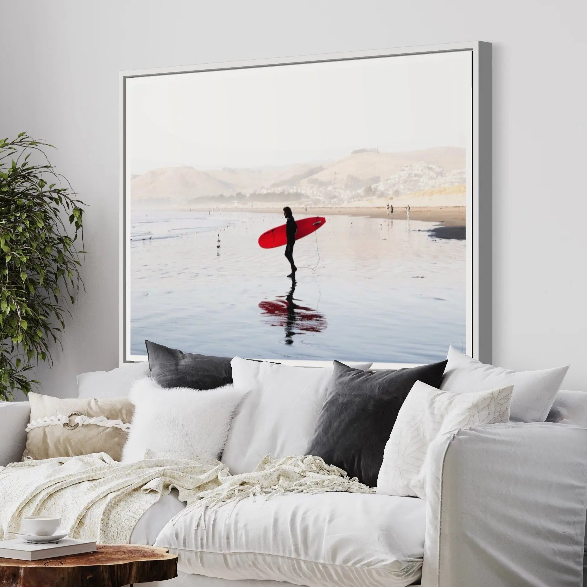 Surf The Way by J. Bishop presented in a curated interior design
