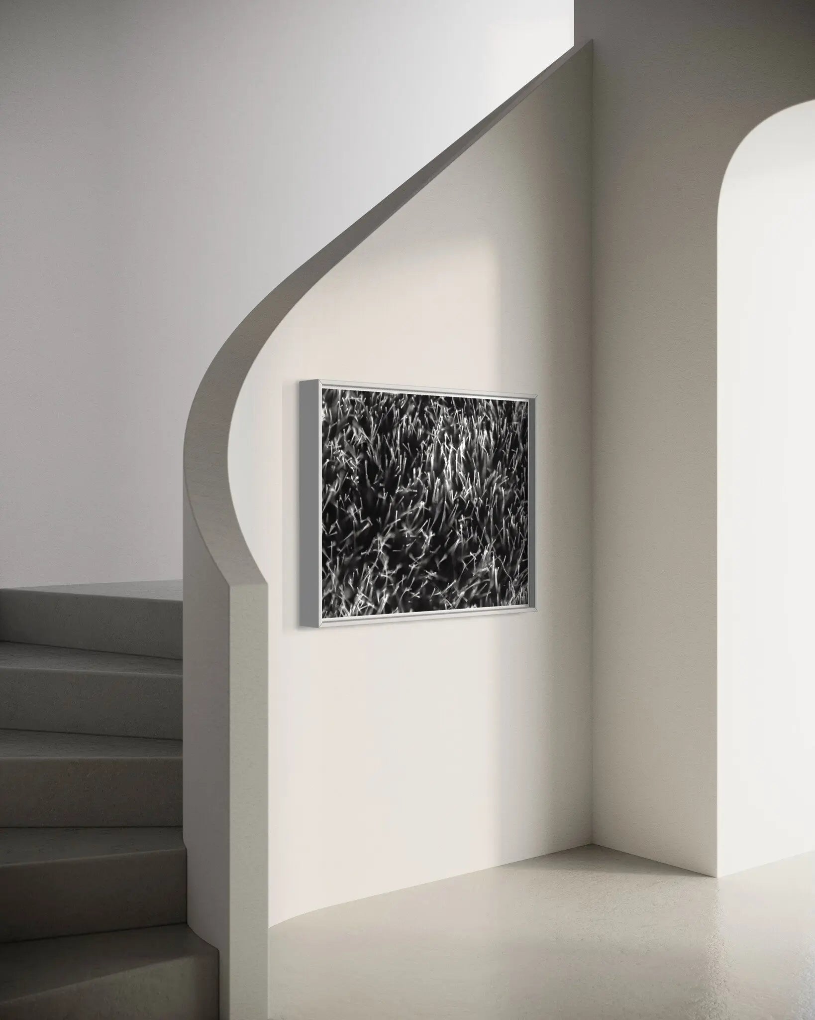 Grass Splendor by David Hoefler styled in a contemporary interior setting