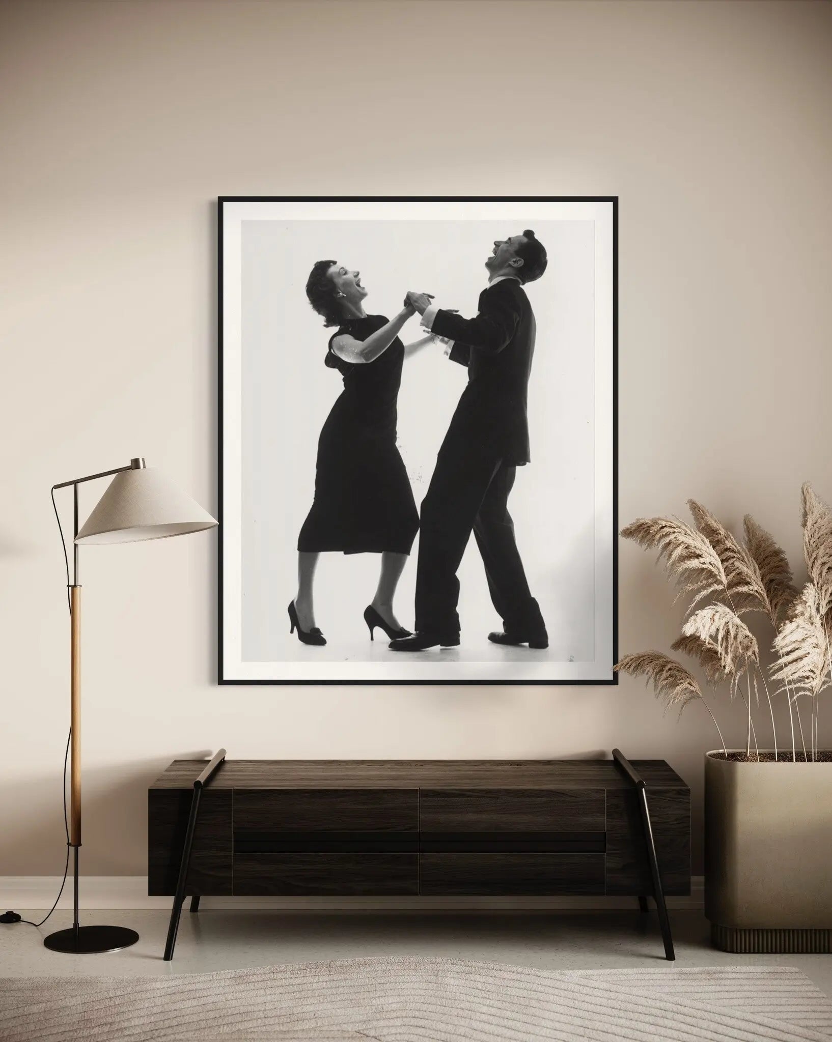 Vintage Cha-Cha-Cha Dance 1950s by Thurston Hopkins featured in an elegant interior space