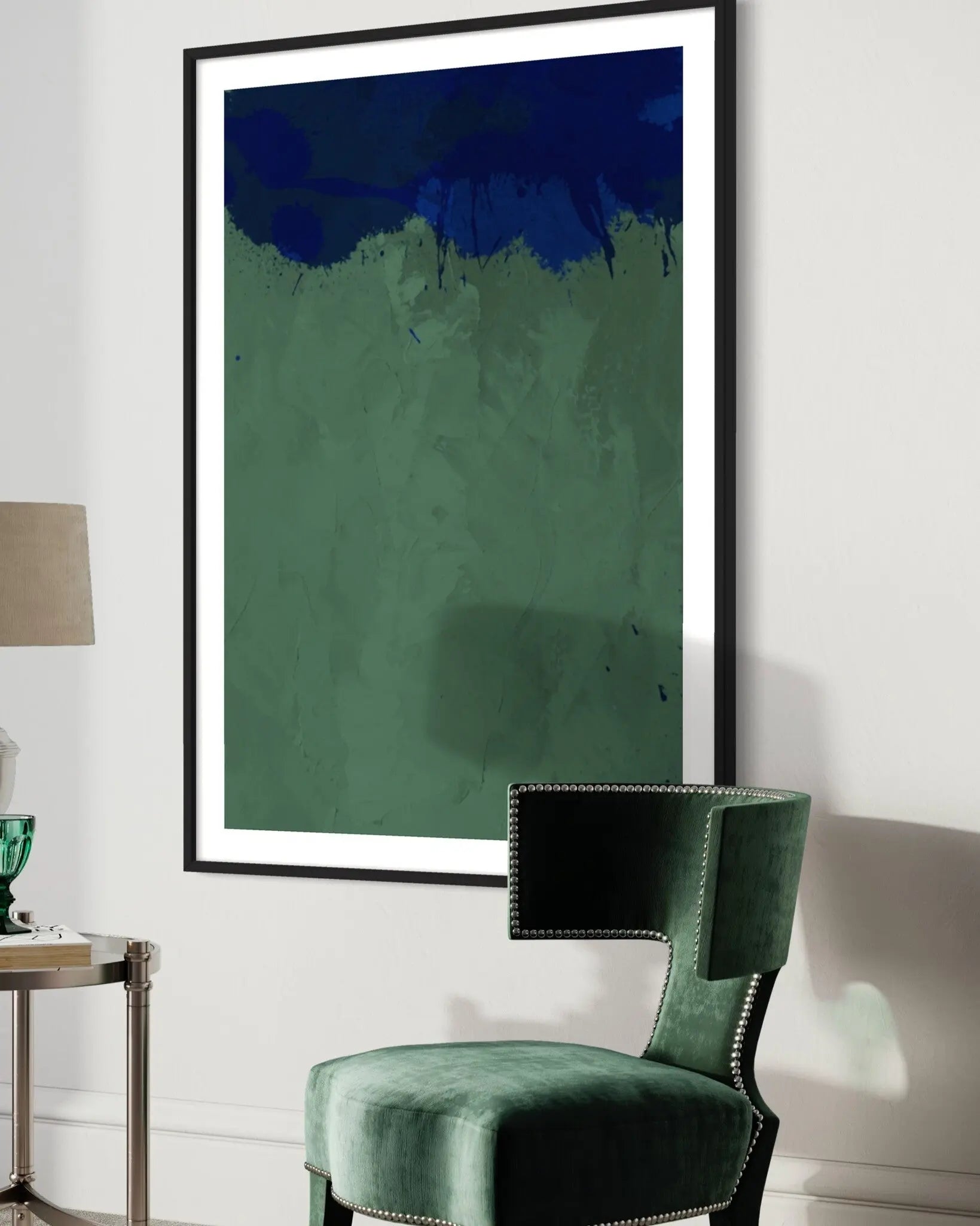 Green Series 3 by Alejandro Franseschini featured in an elegant interior space