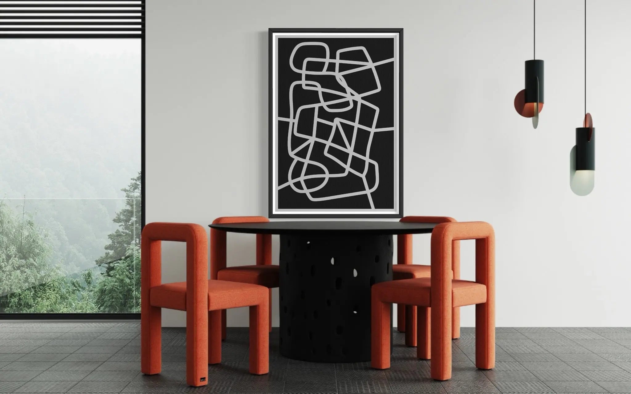 Moment in Love by Alejandro Franseschini styled in a contemporary interior setting