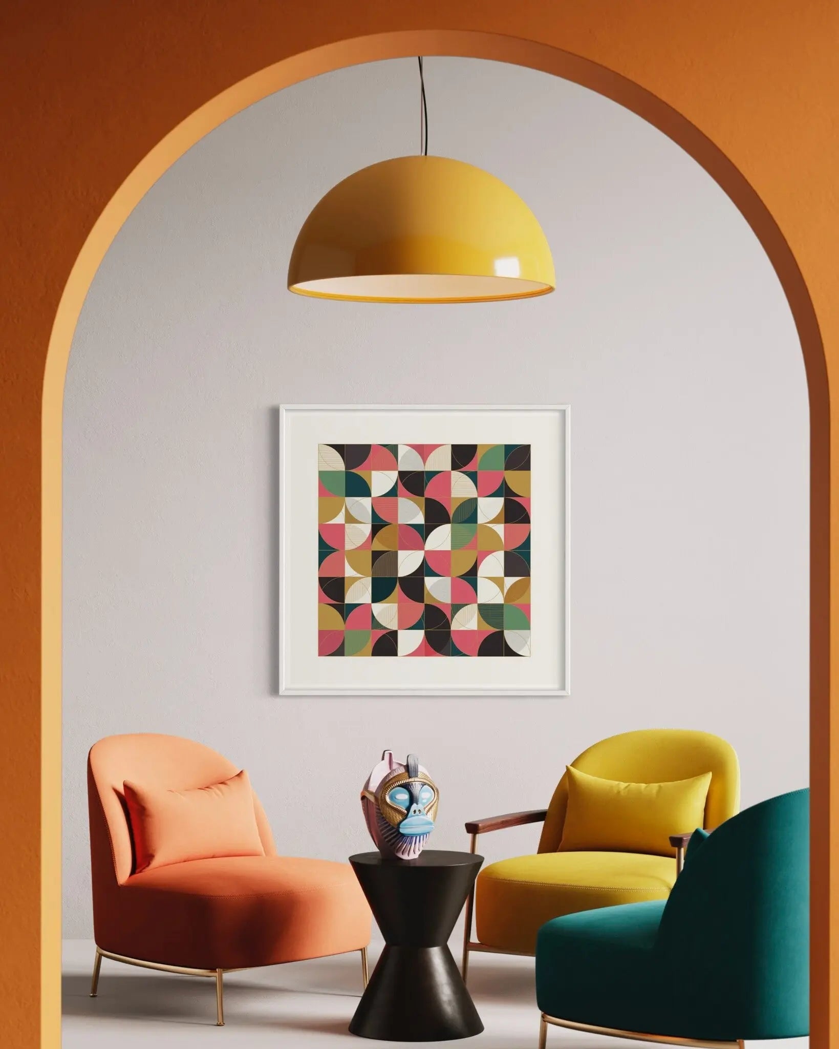 A New Day by Alejandro Franseschini featured in an elegant interior space