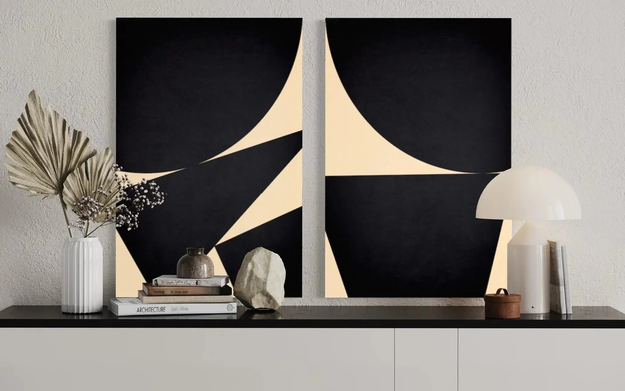 Jean Dark I by Alejandro Franseschini showcased in a designer room setting