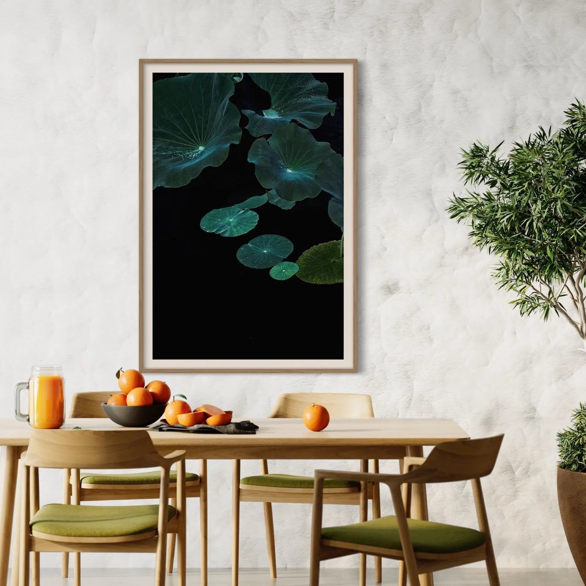 Flying Lotus by Ana Bonet showcased in a designer room setting