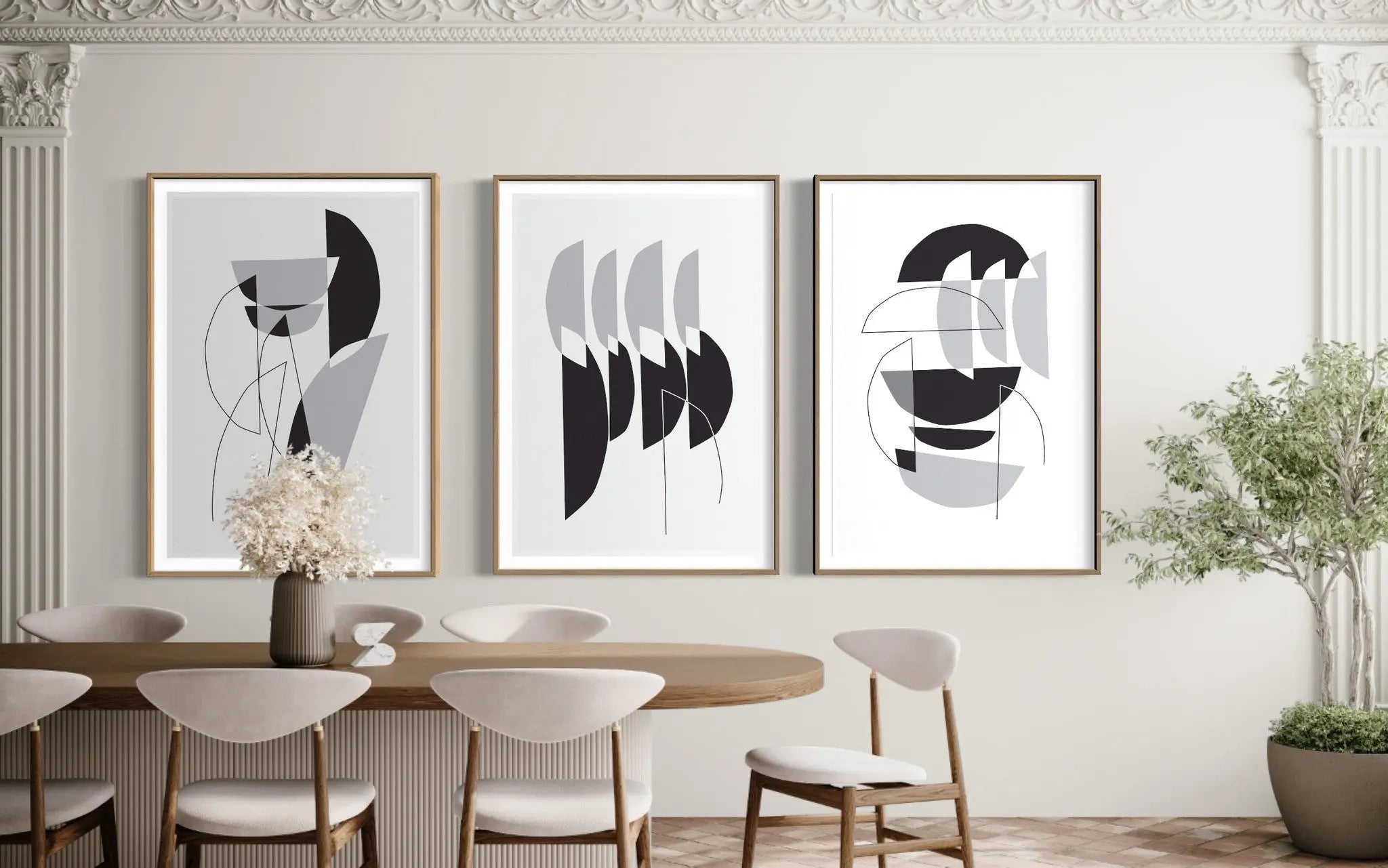 Memento I by Alejandro Franseschini showcased in a designer room setting
