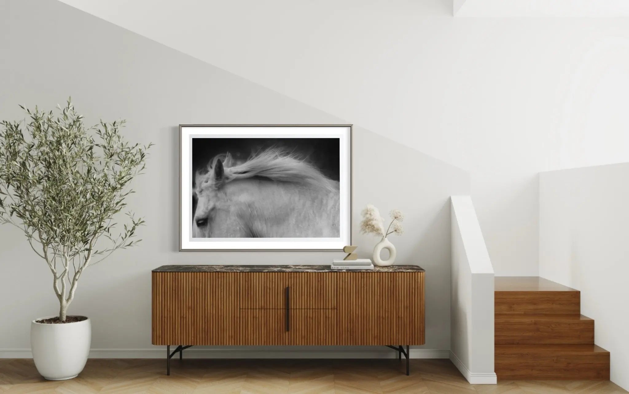 Longing For You by Karen Thom styled in a contemporary interior setting