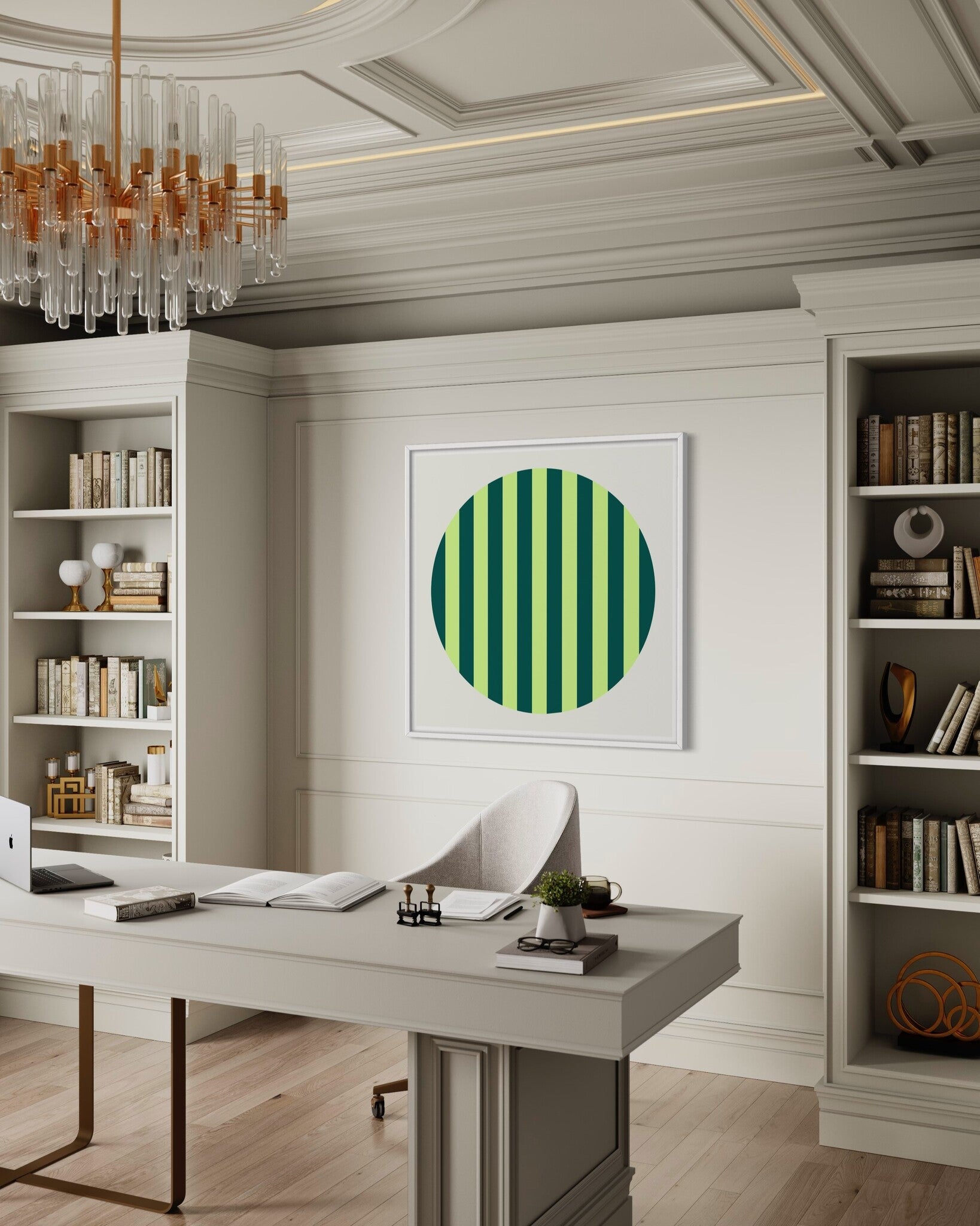 Green Space by Alejandro Franseschini showcased in a designer room setting