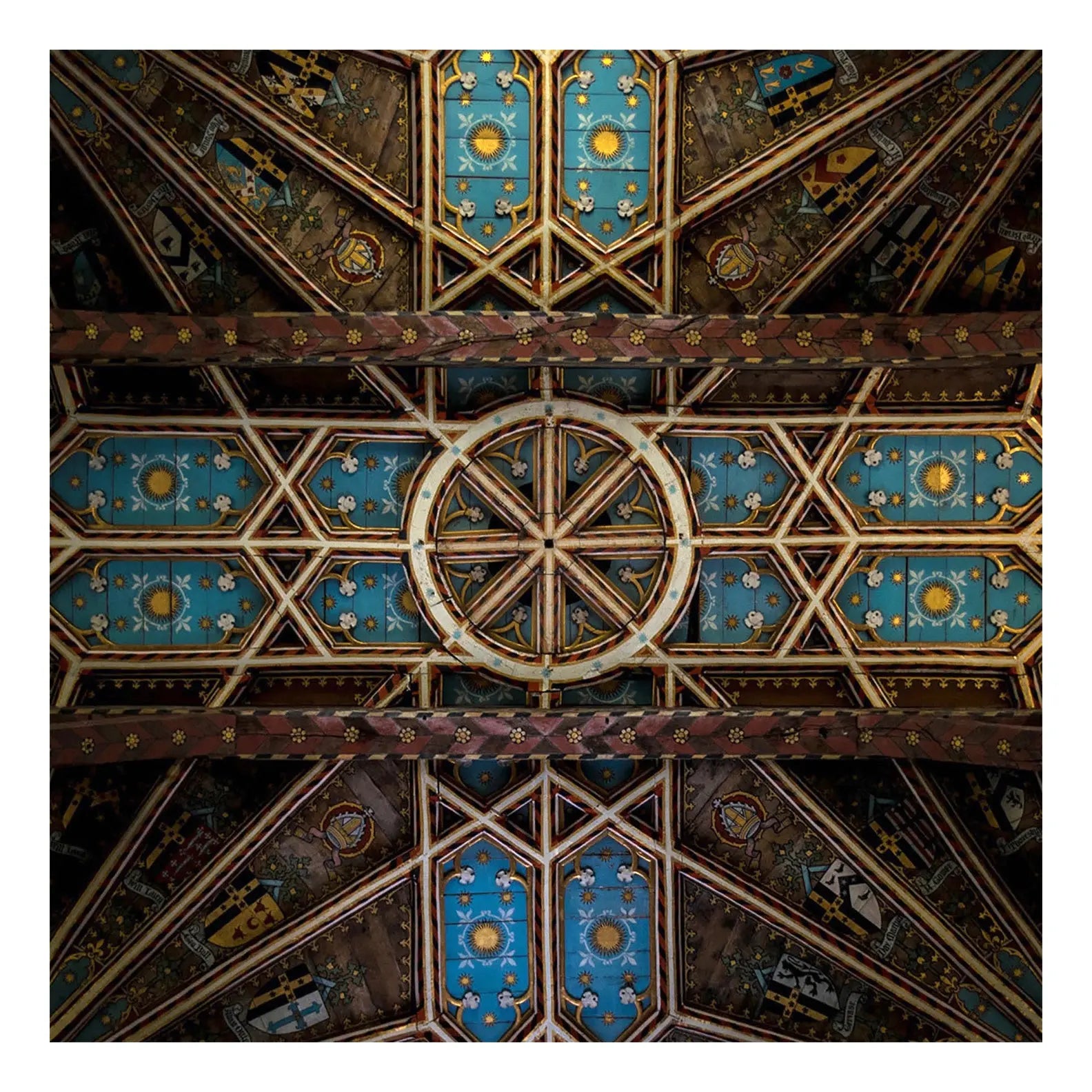 Polychrome Wooden Dome, fine art paper print, The Picturalist