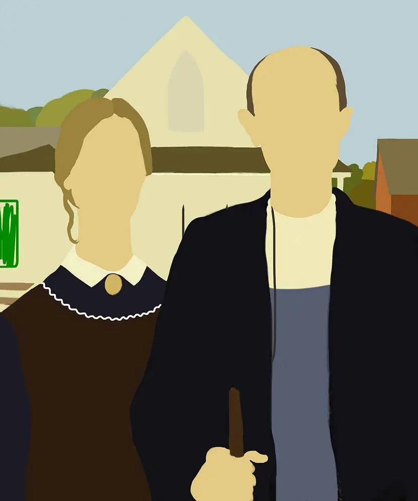 American Gothic by Michael Schleuse, fine art paper print, The Picturalist