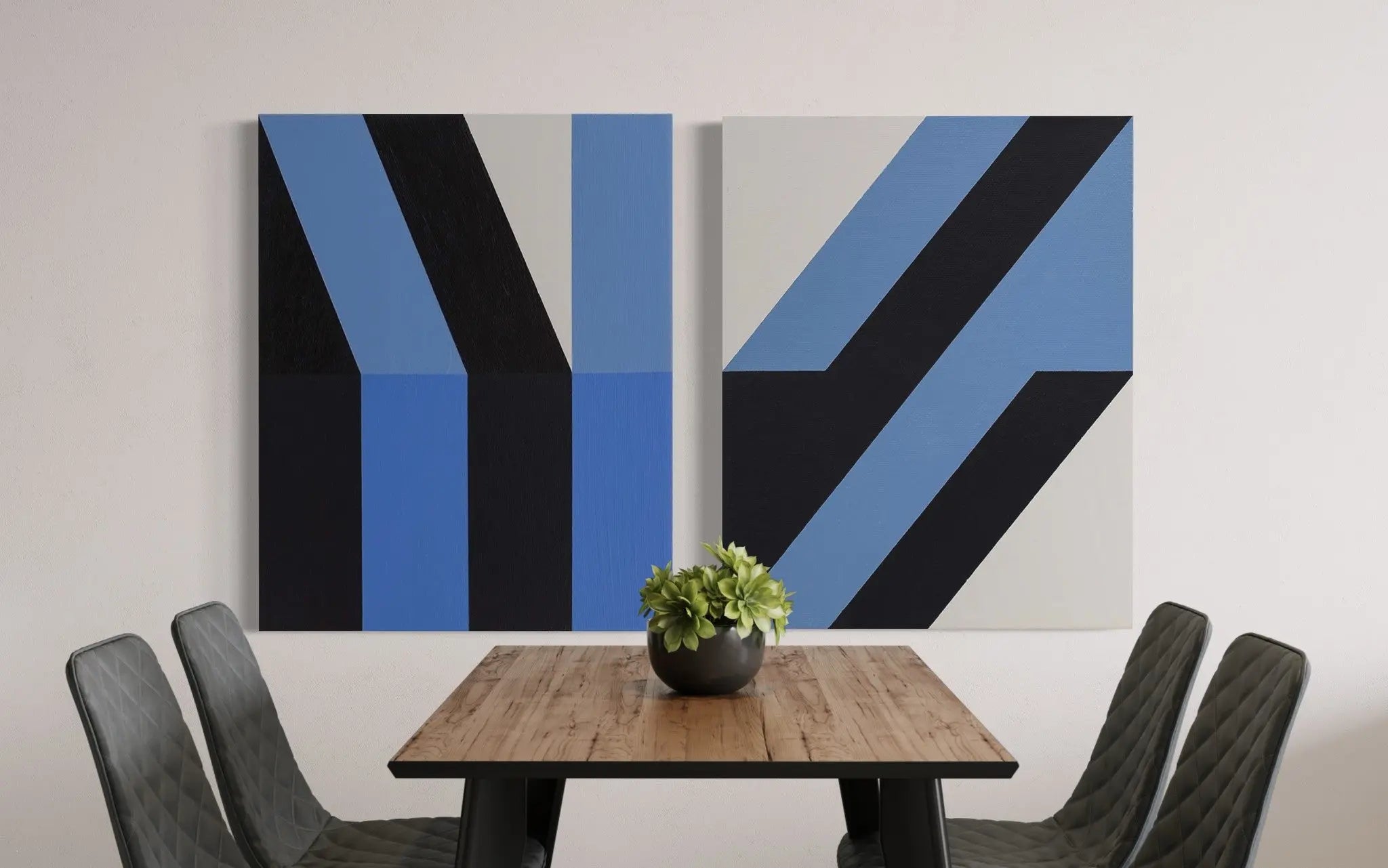Assembly 04 by Rodrigo Martin showcased in a designer room setting