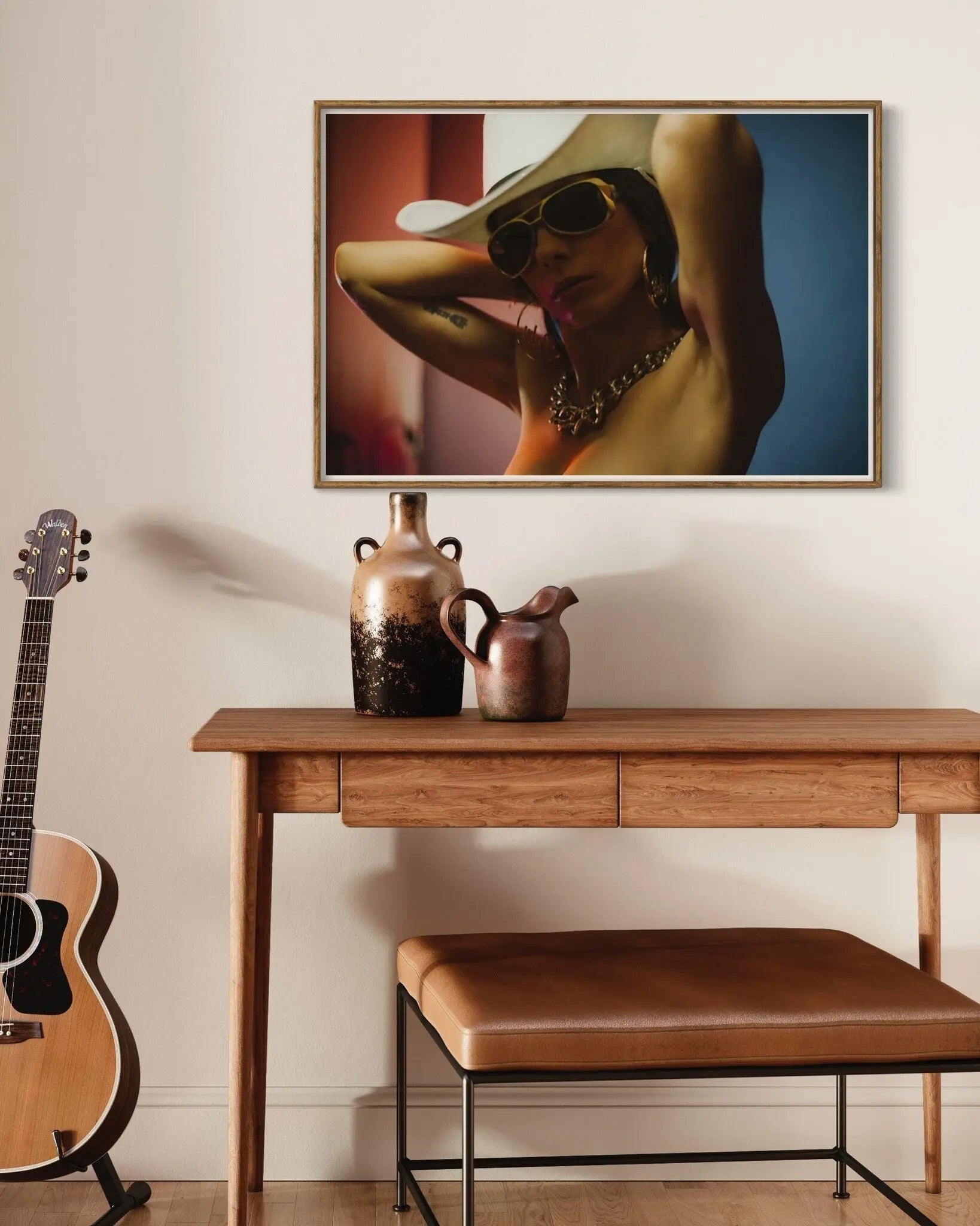 Desert Glamour styled in a contemporary interior setting