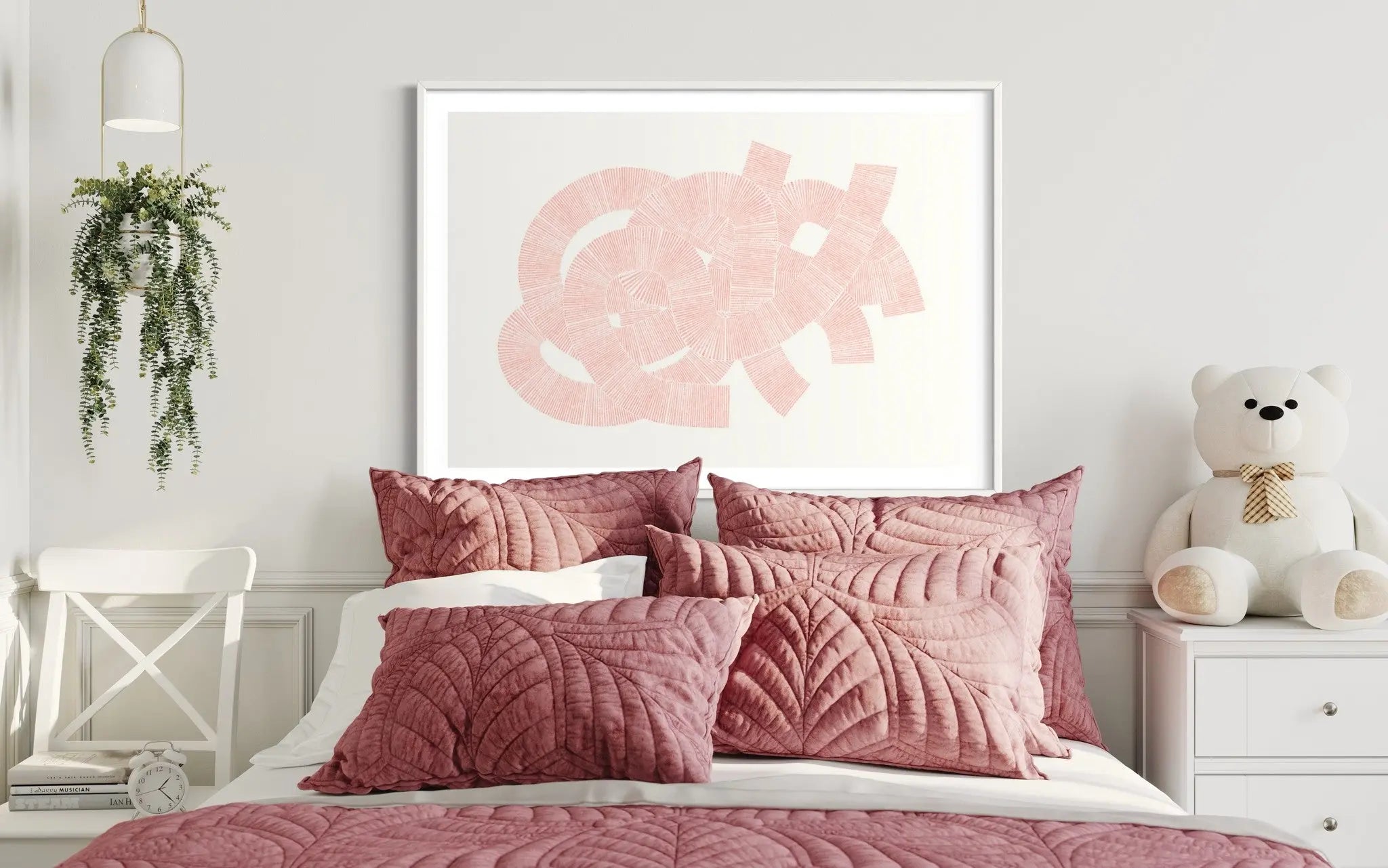 I Will Follow by Alejandro Franseschini showcased in a designer room setting