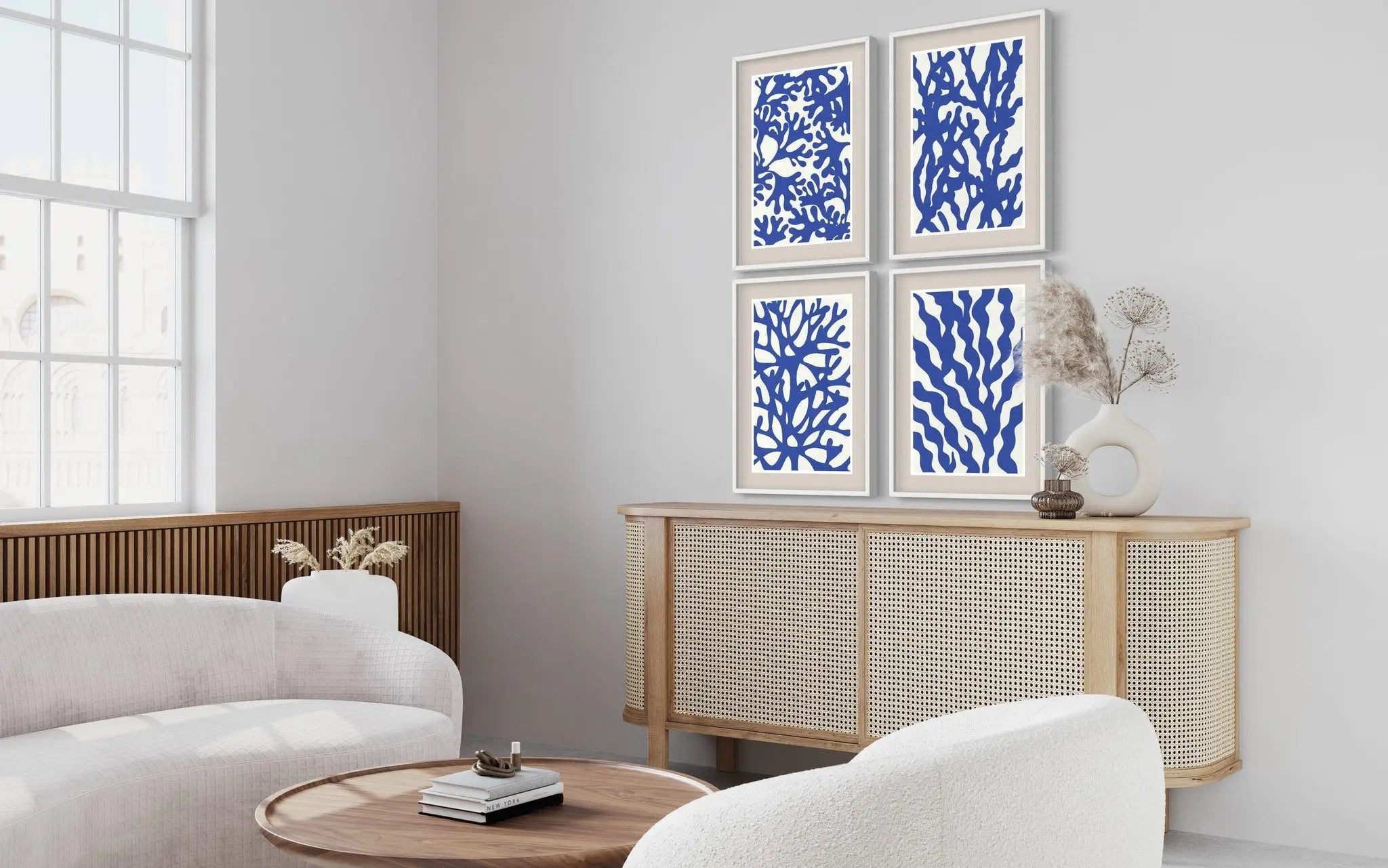 Sea Flora 4 by Alejandro Franseschini featured in an elegant interior space